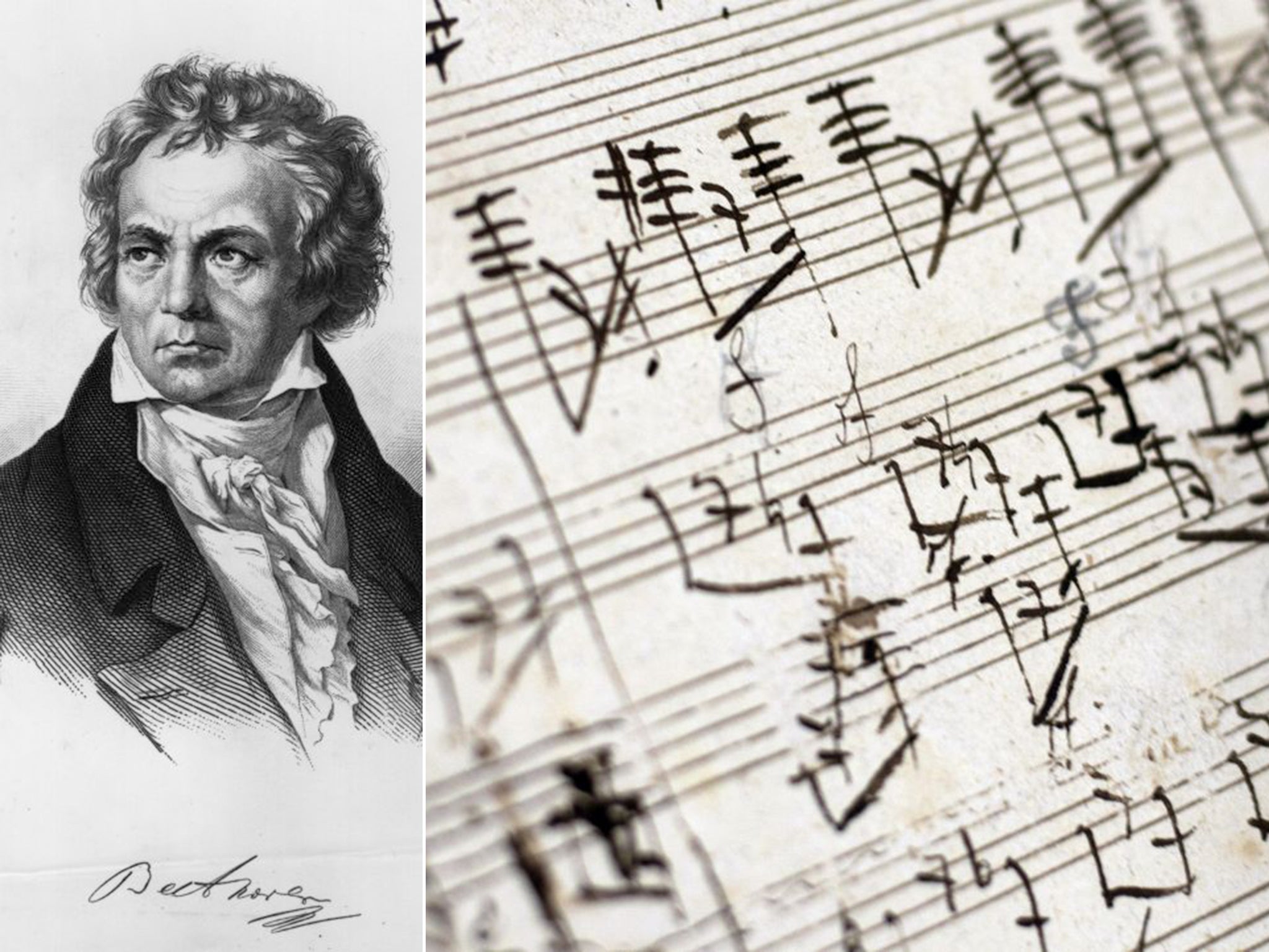 A Beethoven score can reveal sudden tempo changes (Getty/AFP)