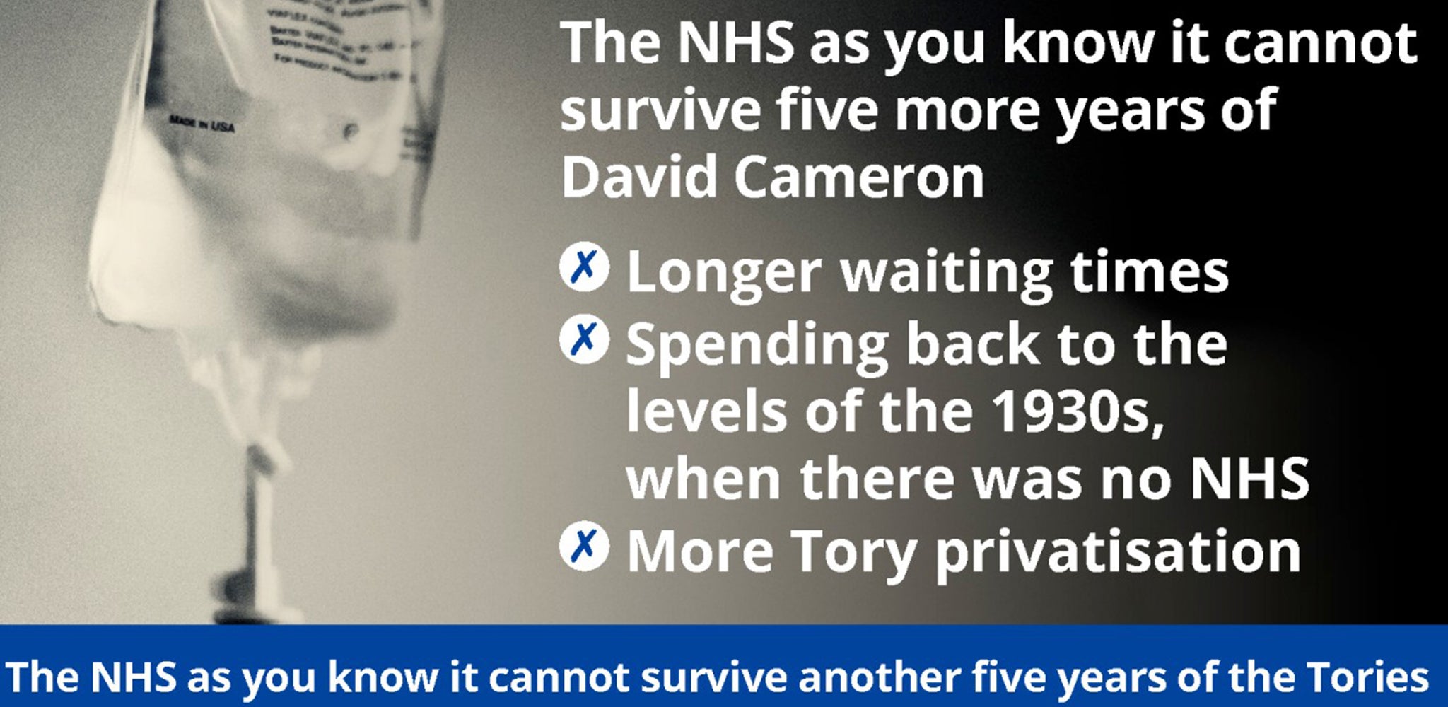 Labour launches its poster campaign to save the NHS