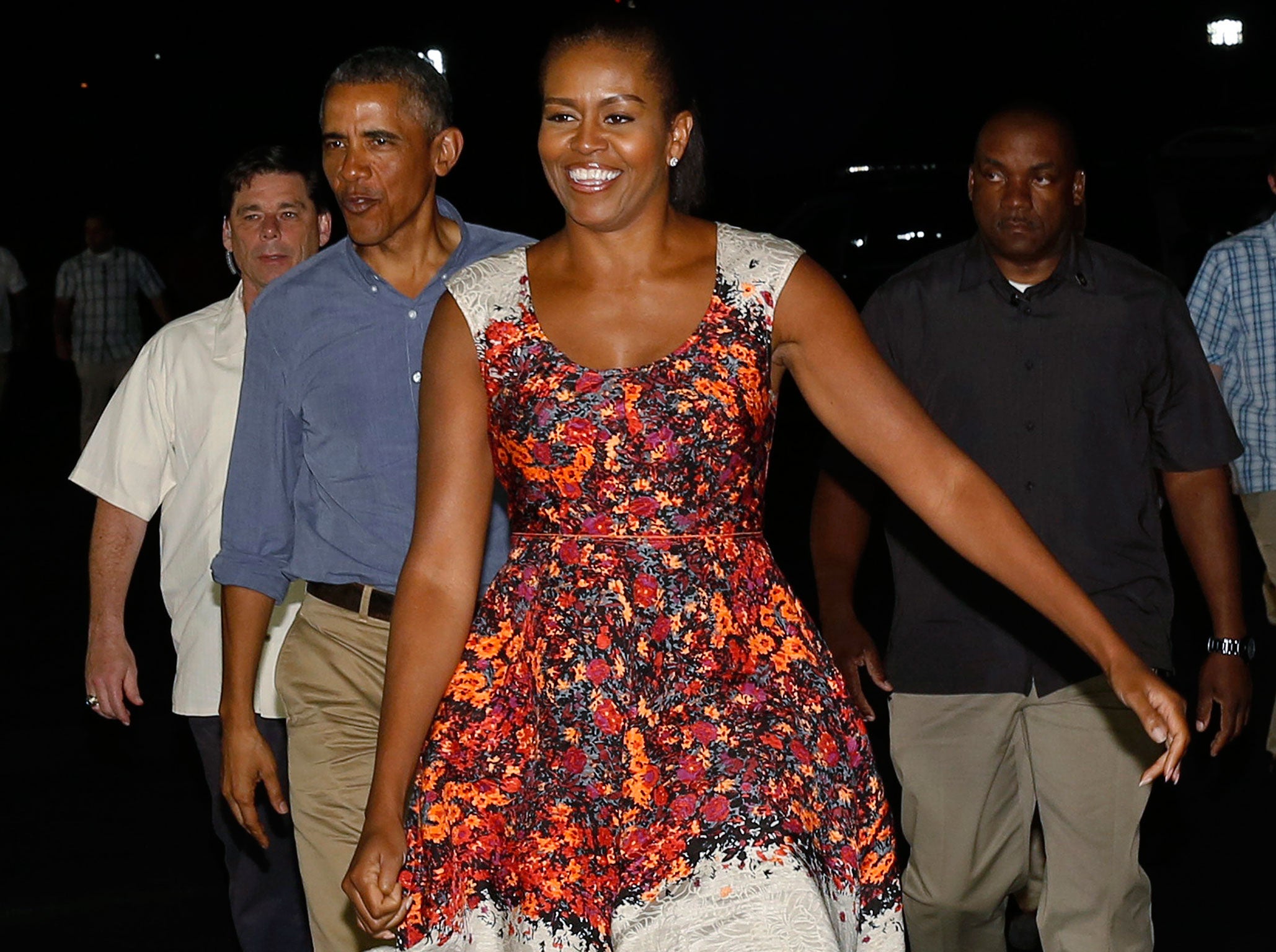 The President and First Lady in Hawaii