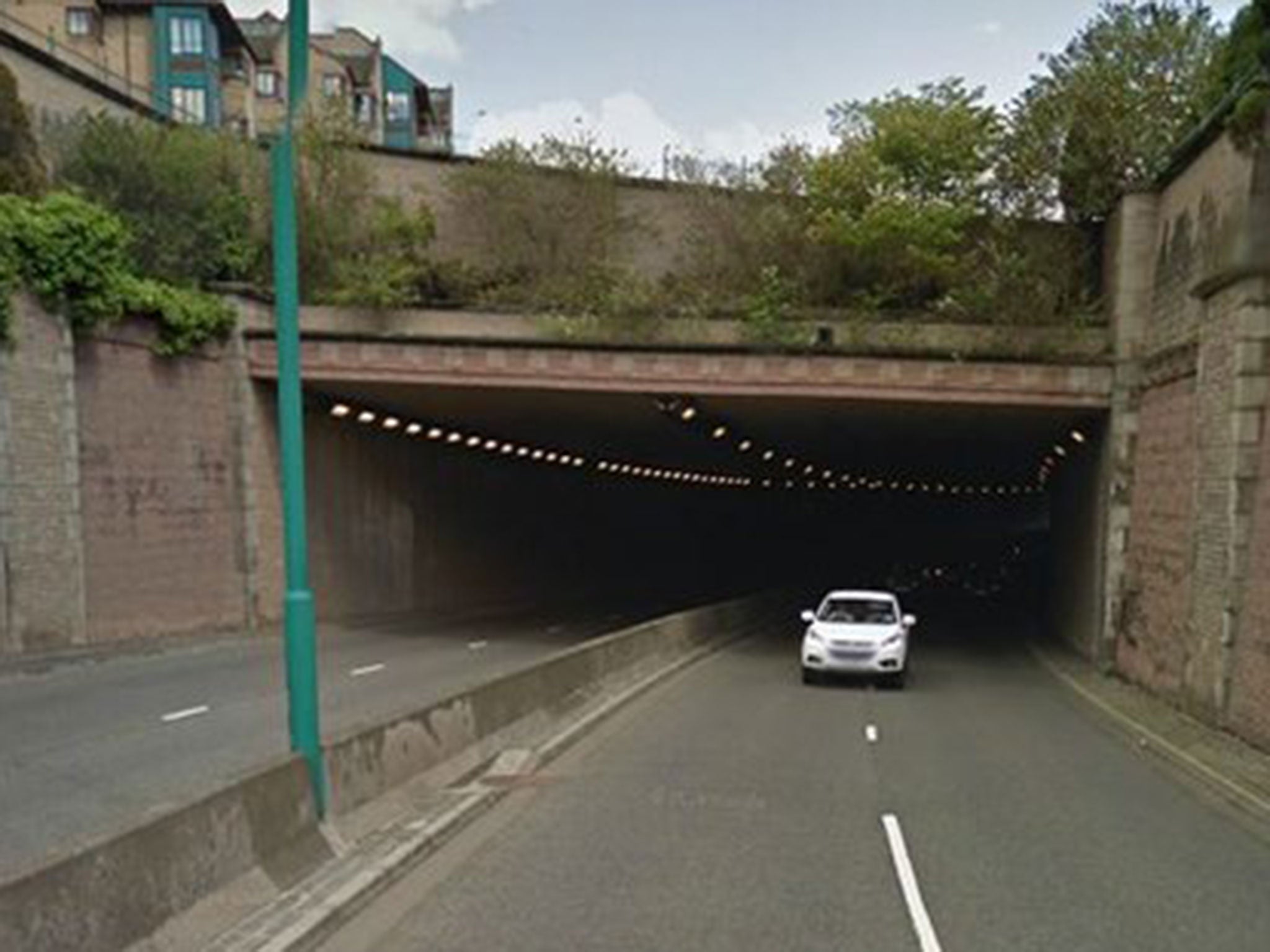 The man was stopped while riding down the Marketgait underpass