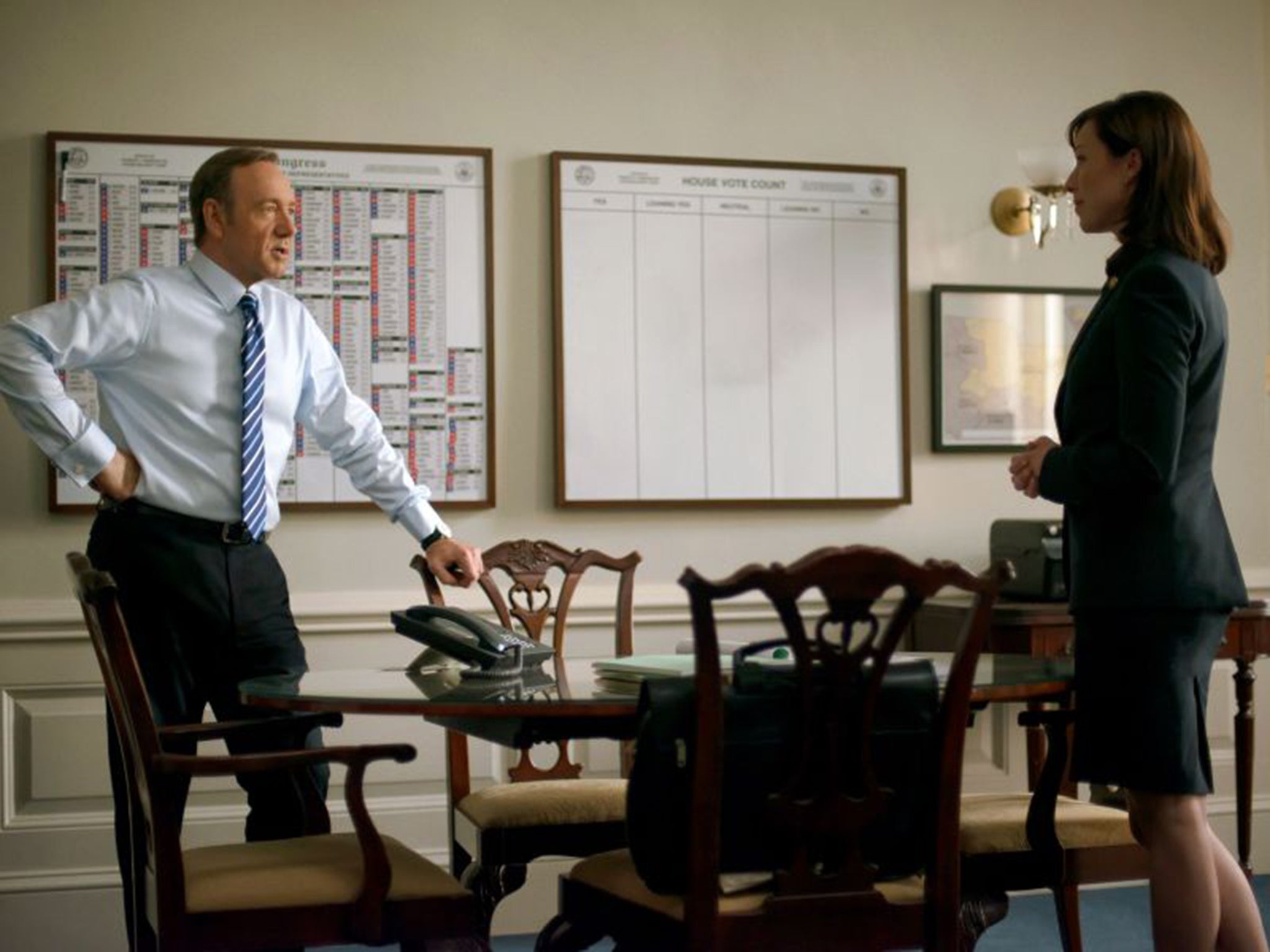 President Frank Underwood returns in February