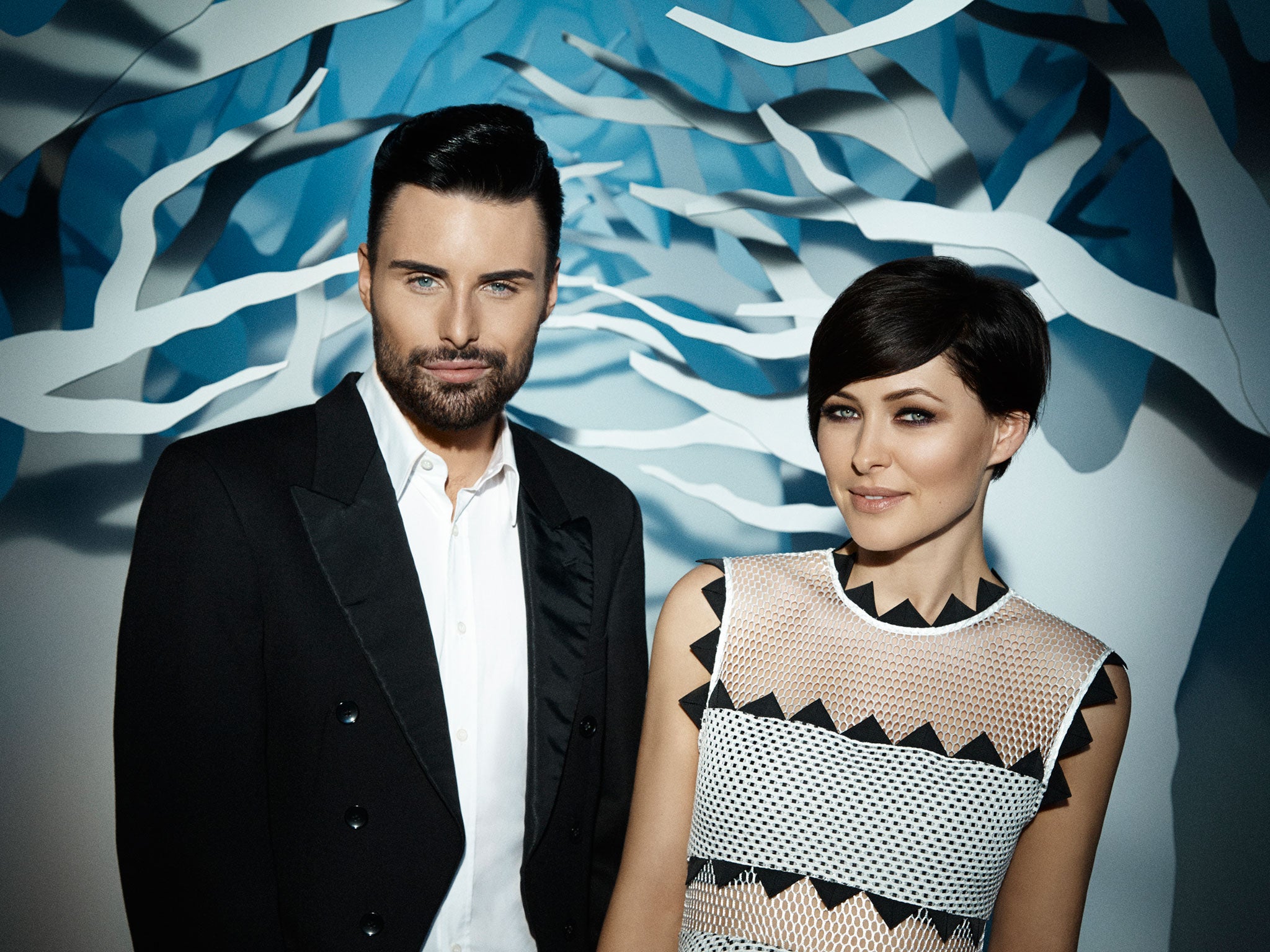 Celebrity Big Brother hosts Rylan Clark and Emma Willis