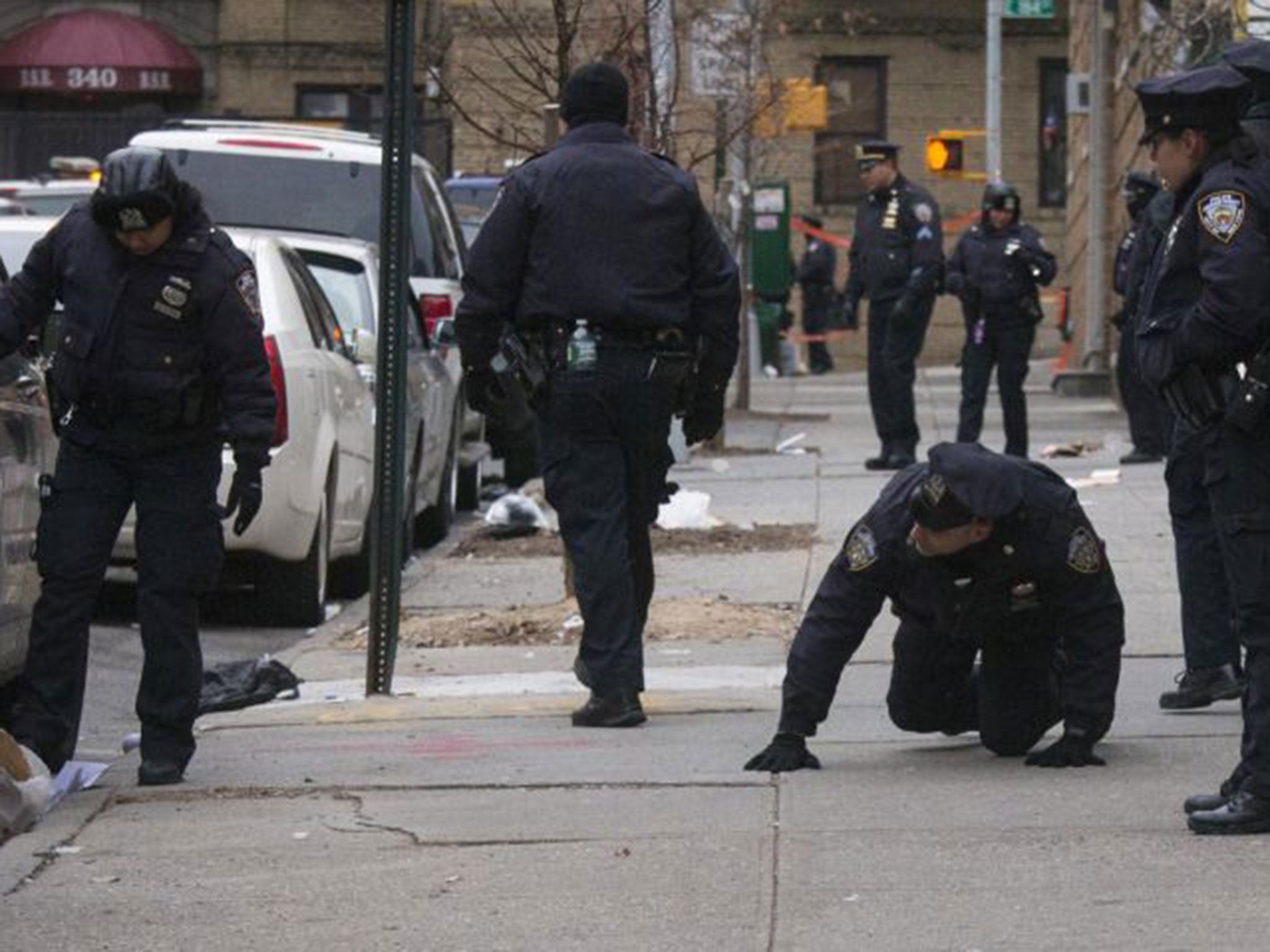 The two officers were shot outside of a Deli in The Bronx