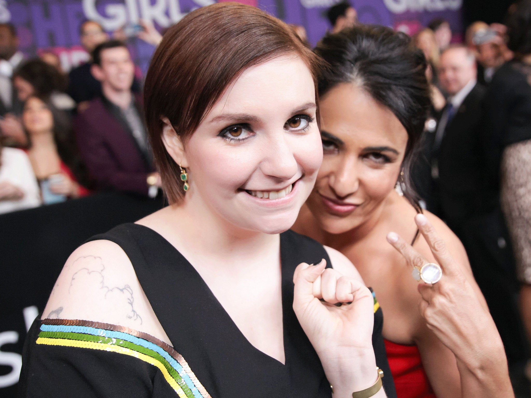 Lena Dunham and Jenni Konner