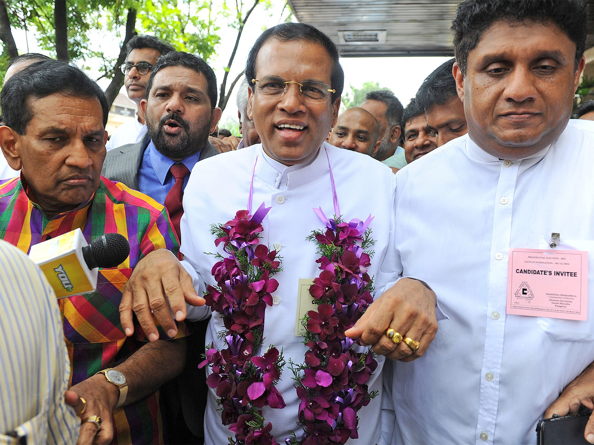 Maithripala Sirisena has united the opposition parties (Getty)