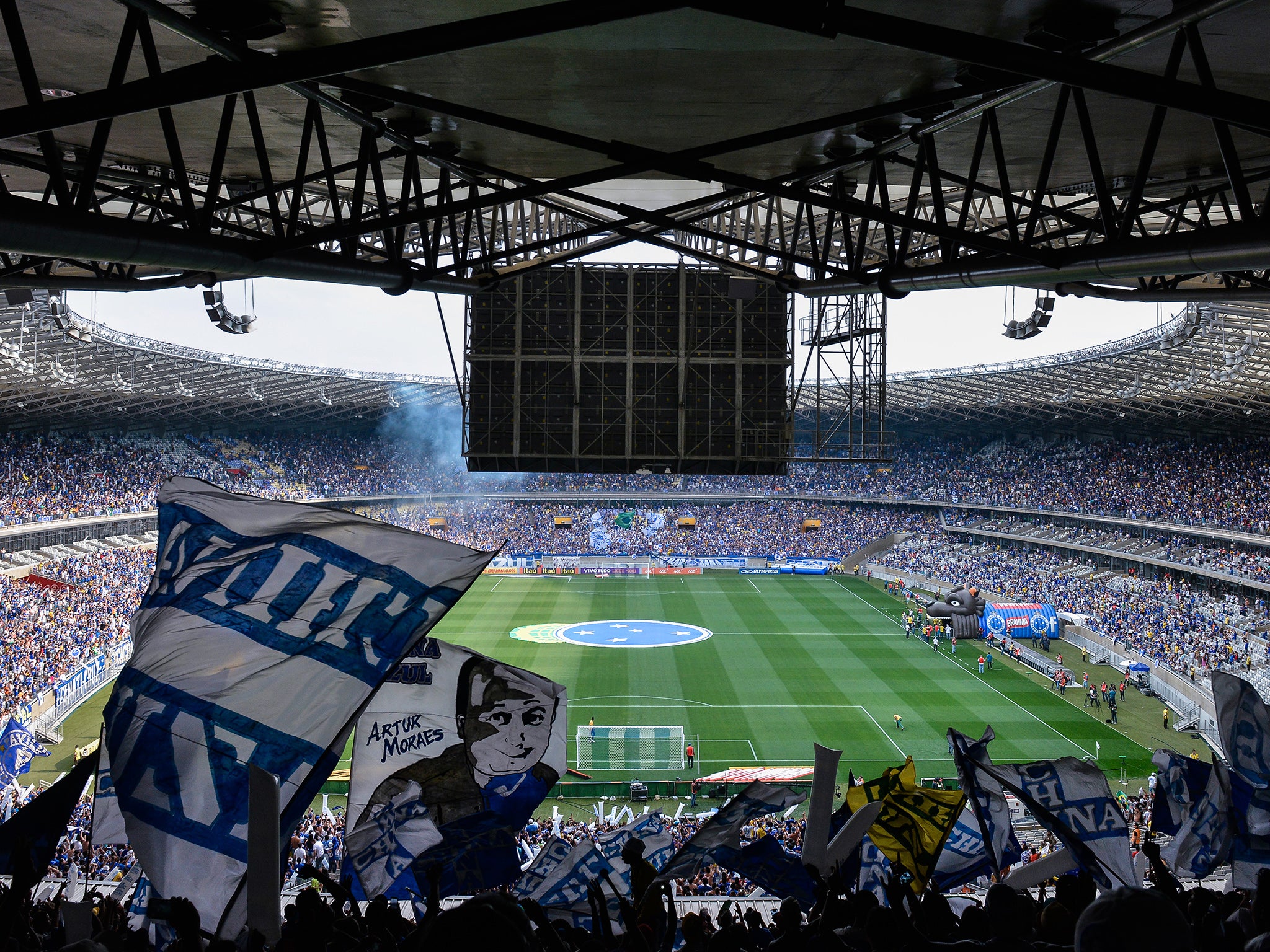 Cruzeiro's Mineirão stadium in Belo Horizonte