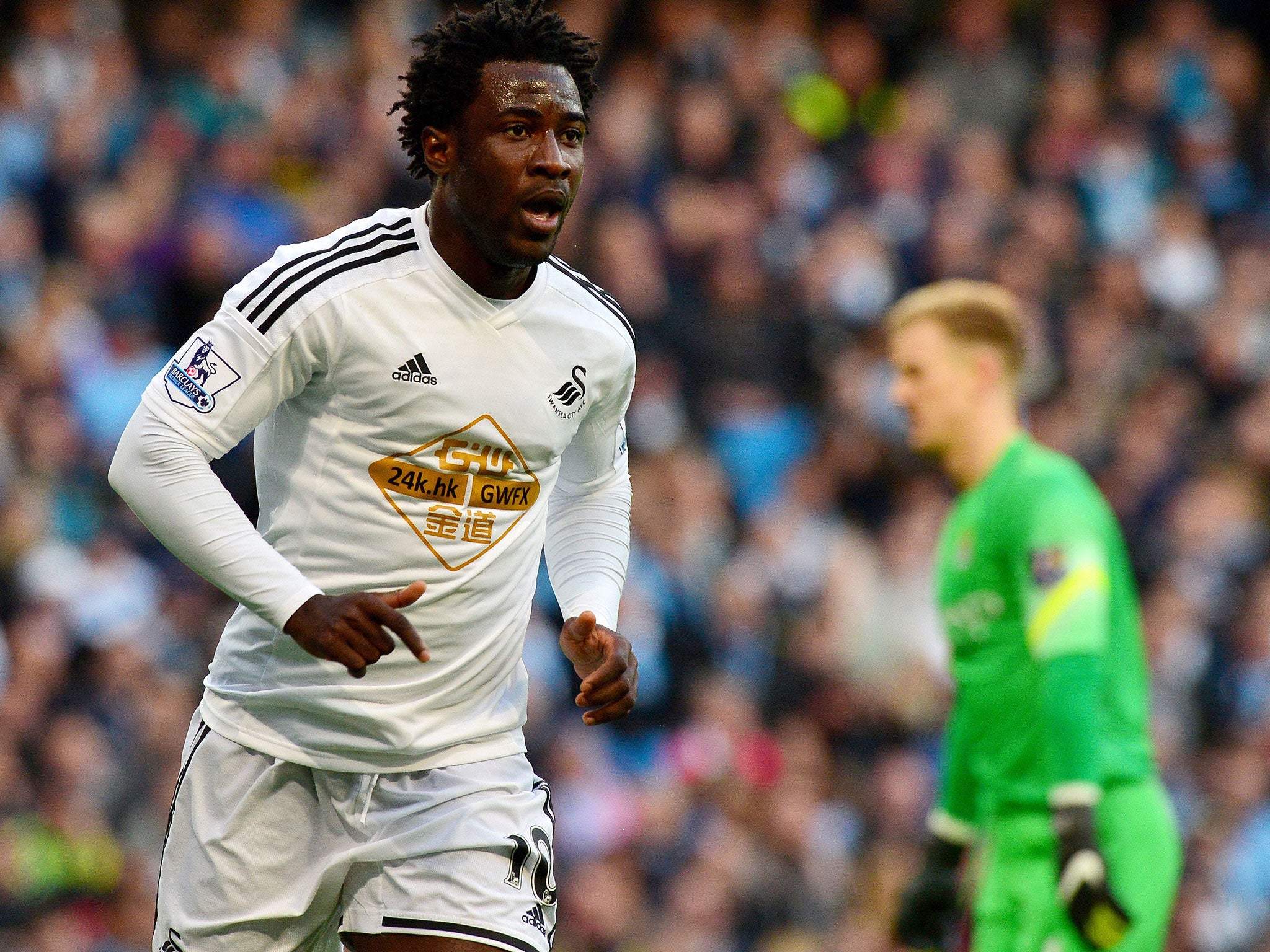 Manchester City are close to signing Swansea's Wilfried Bony, who would cost at least £26m