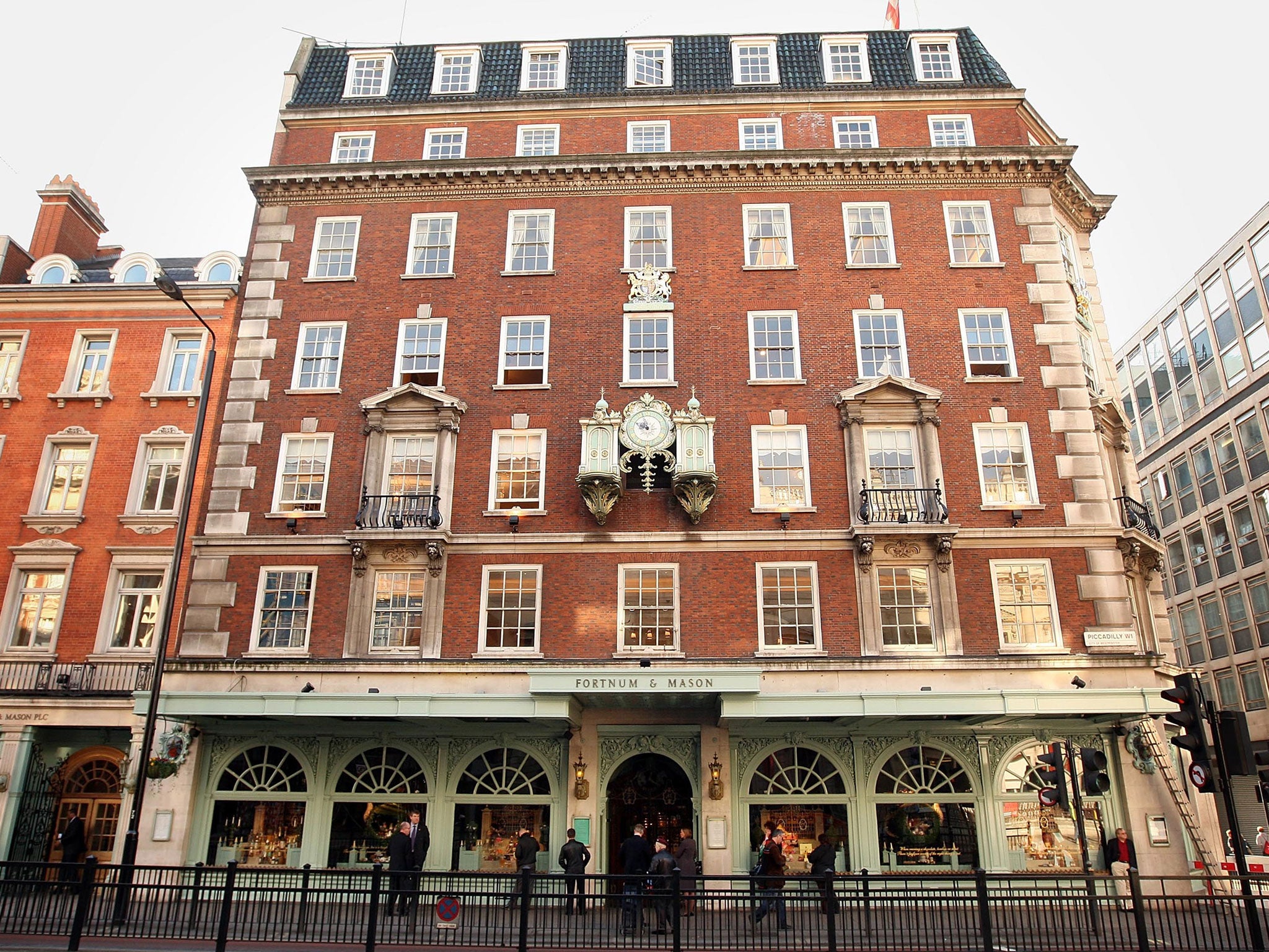 Upmarket stores such as Fortnum and Mason have done well over the festive season - Waitrose on Tuesday unveiled a seven per cent rise in sales