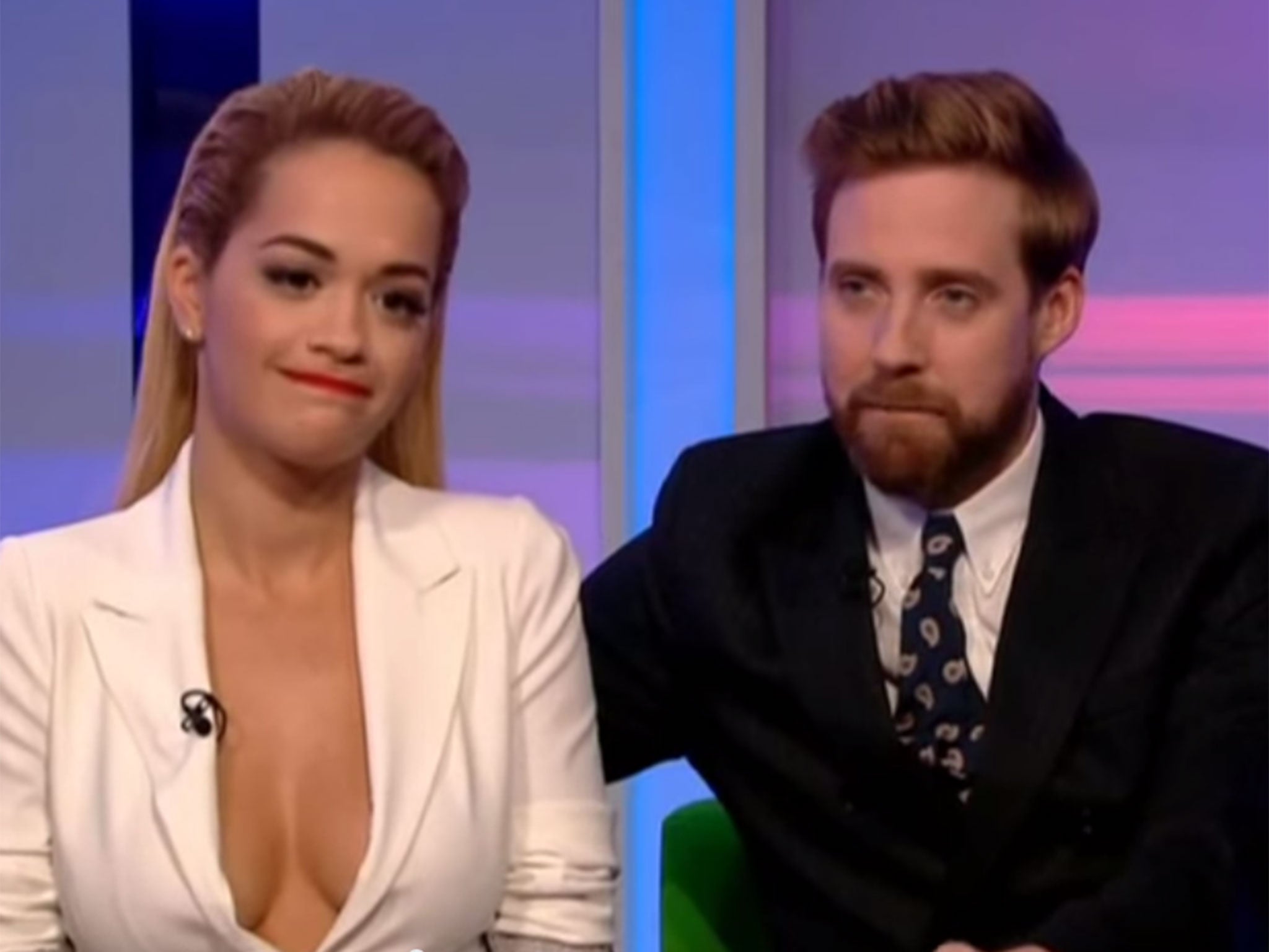 The Voice judges Rita Ora and Ricky Wilson on The One Show