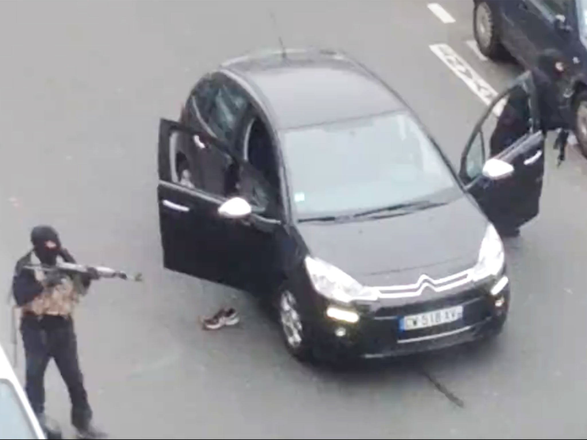 Two masked gunmen stormed the Charlie Hebdo headquarters, opening fire on staff last week