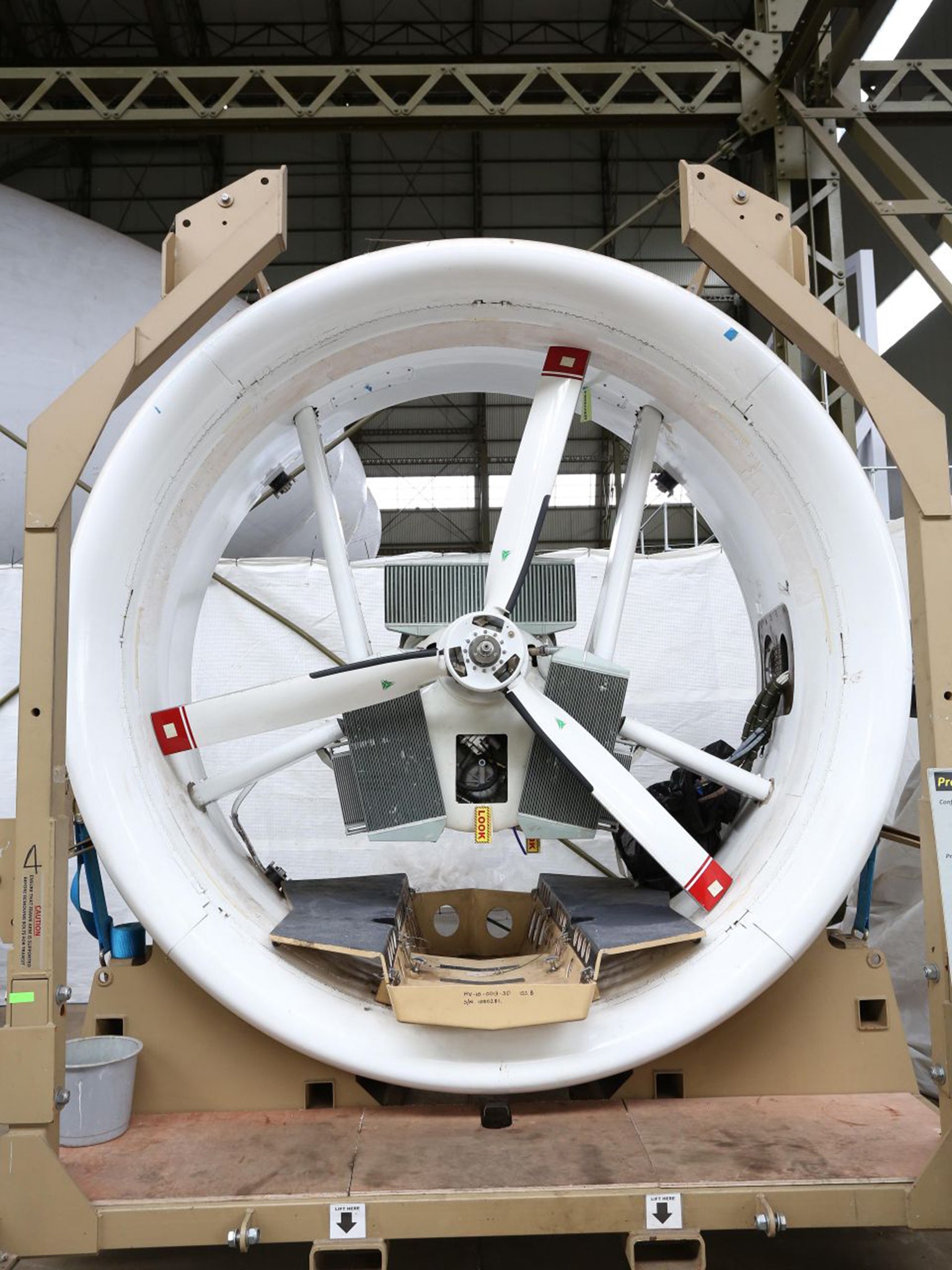 One of the Airlander's engines