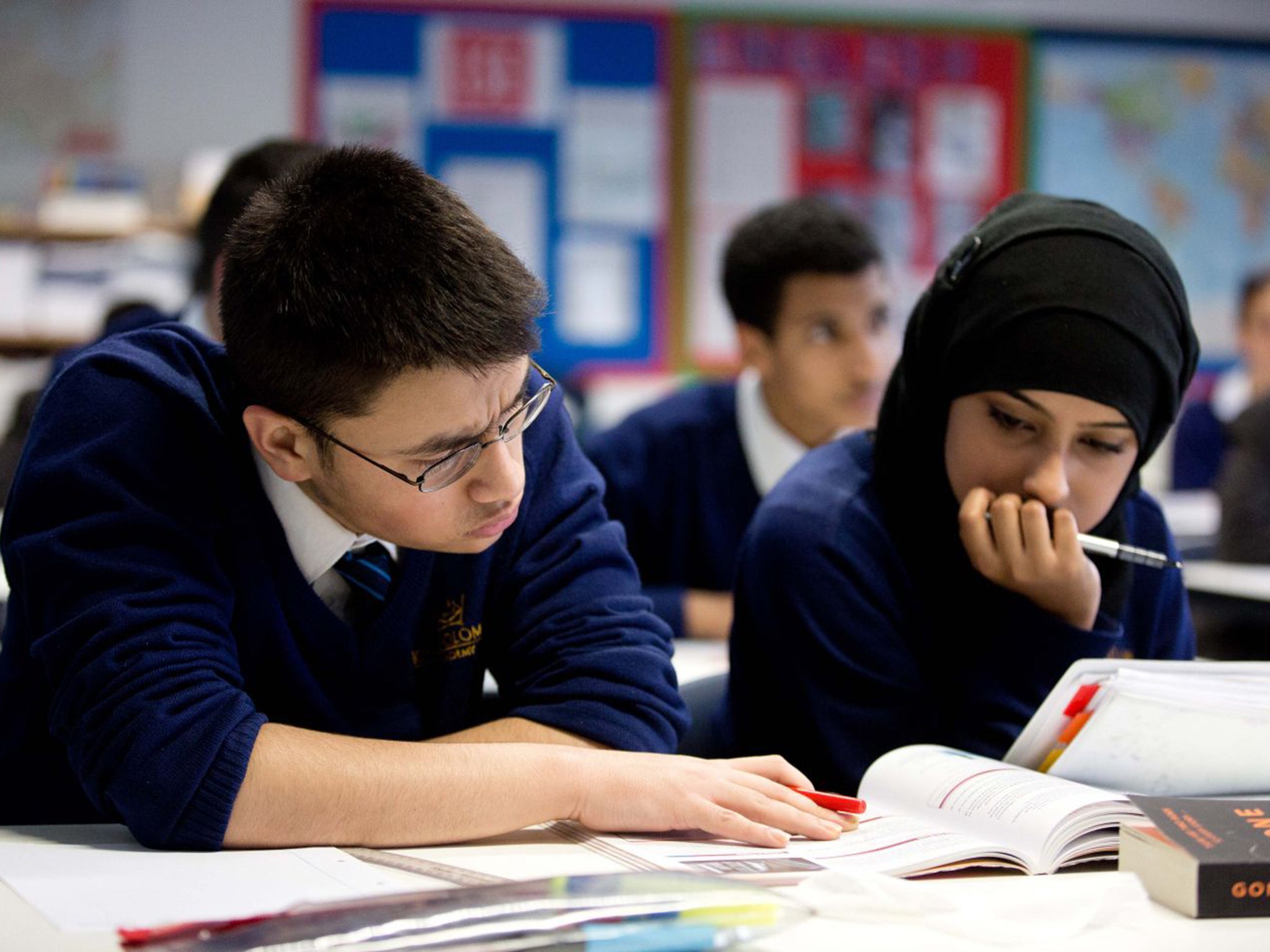 Lessons at King Solomon Academy, London