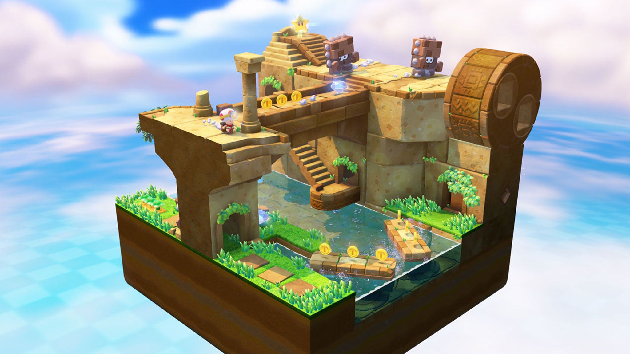 The unsung hero finally strikes gold in Captain Toad: Treasure Tracker