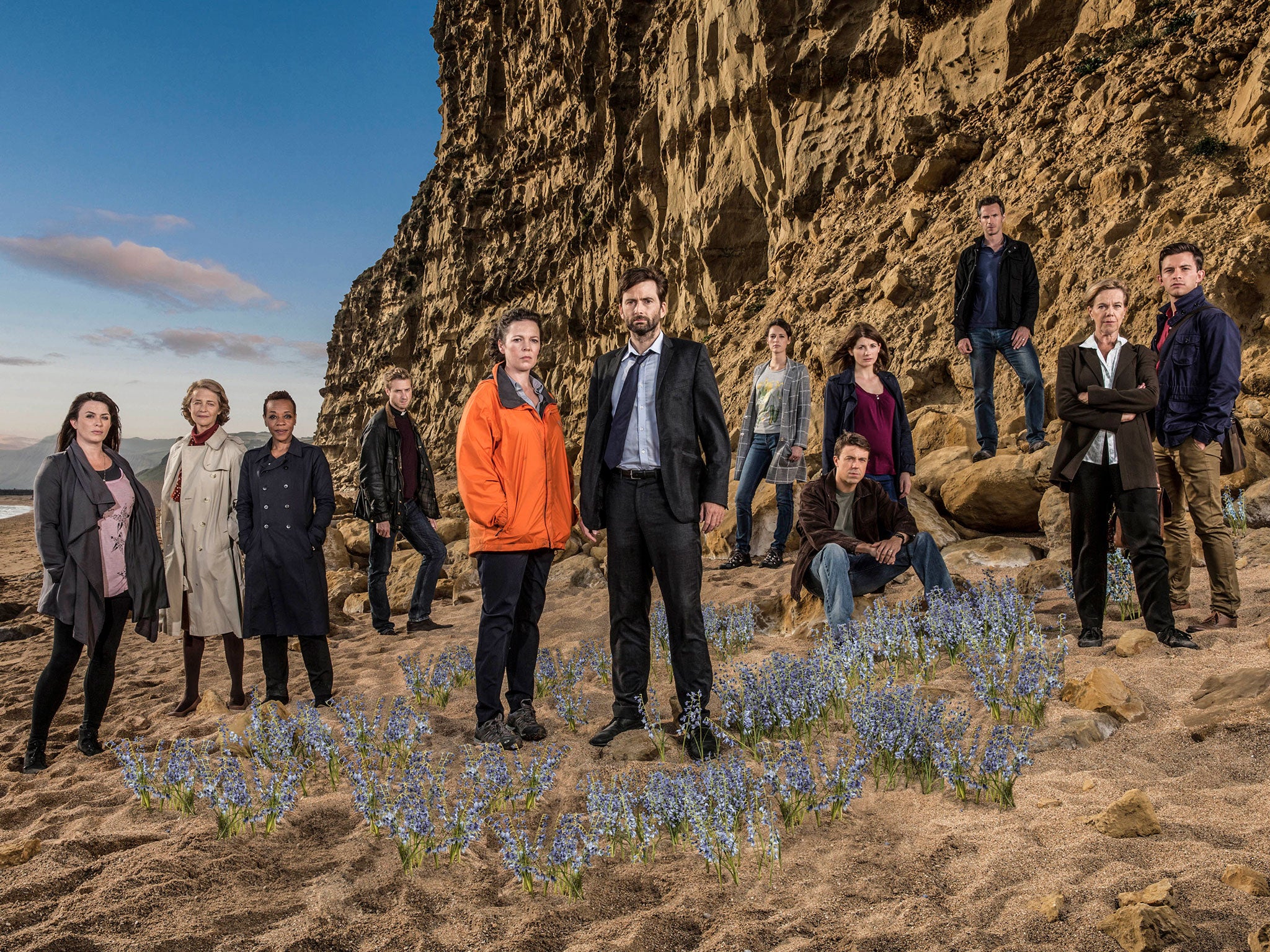 Olivia Coleman and David Tennant lead the cast of 'Broadchurch'