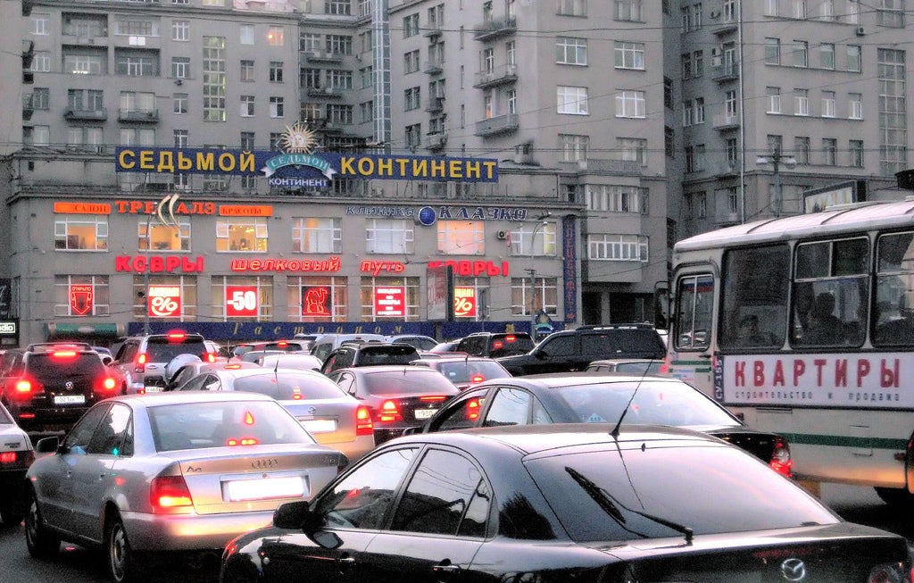 Traffic in Moscow