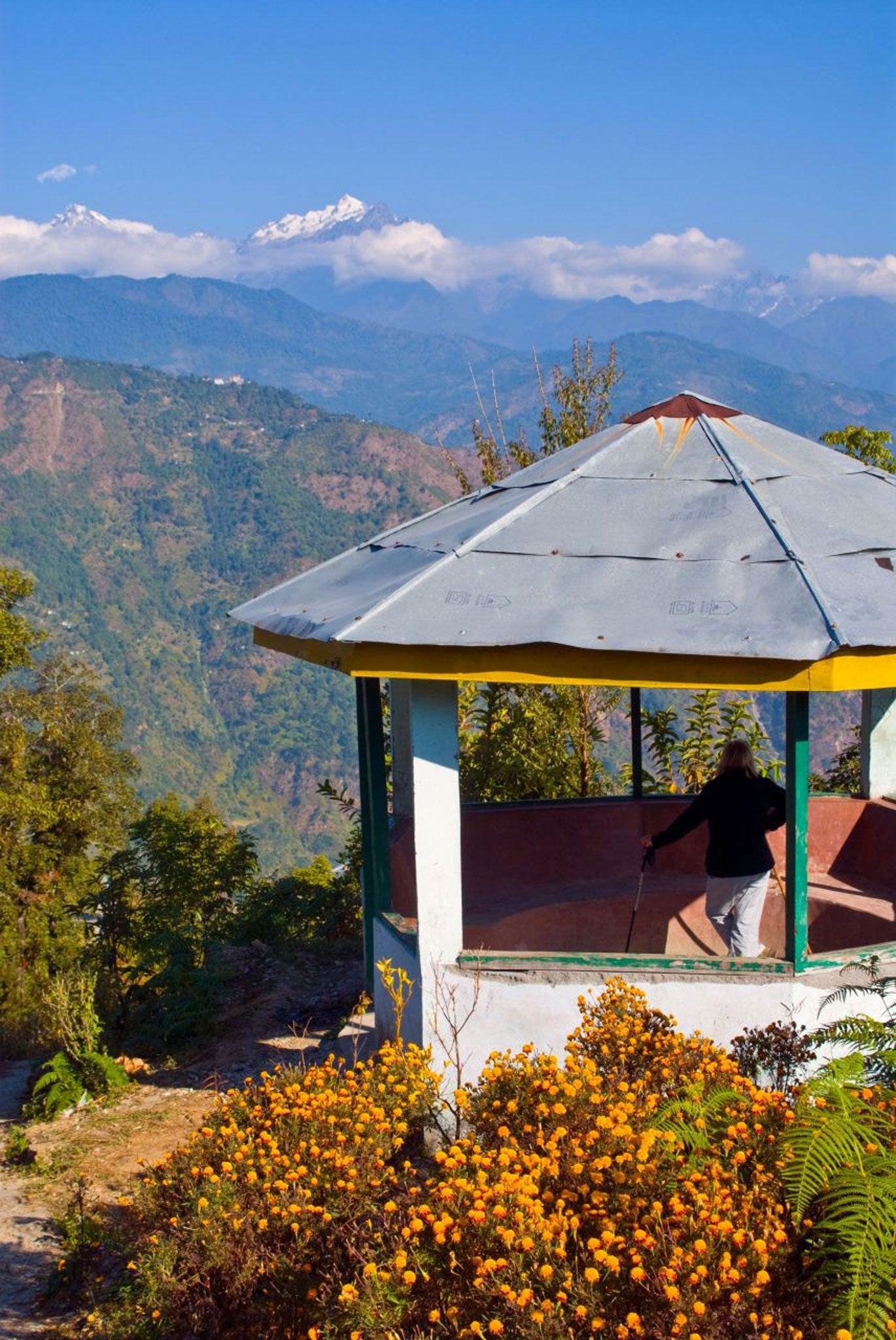 A view of Khangchendzonga from Rinchenpong