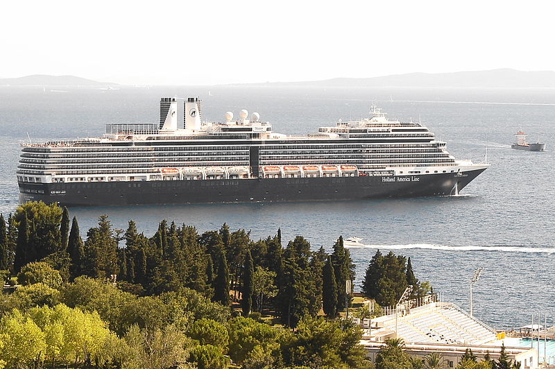 A Holland America Line cruise ship