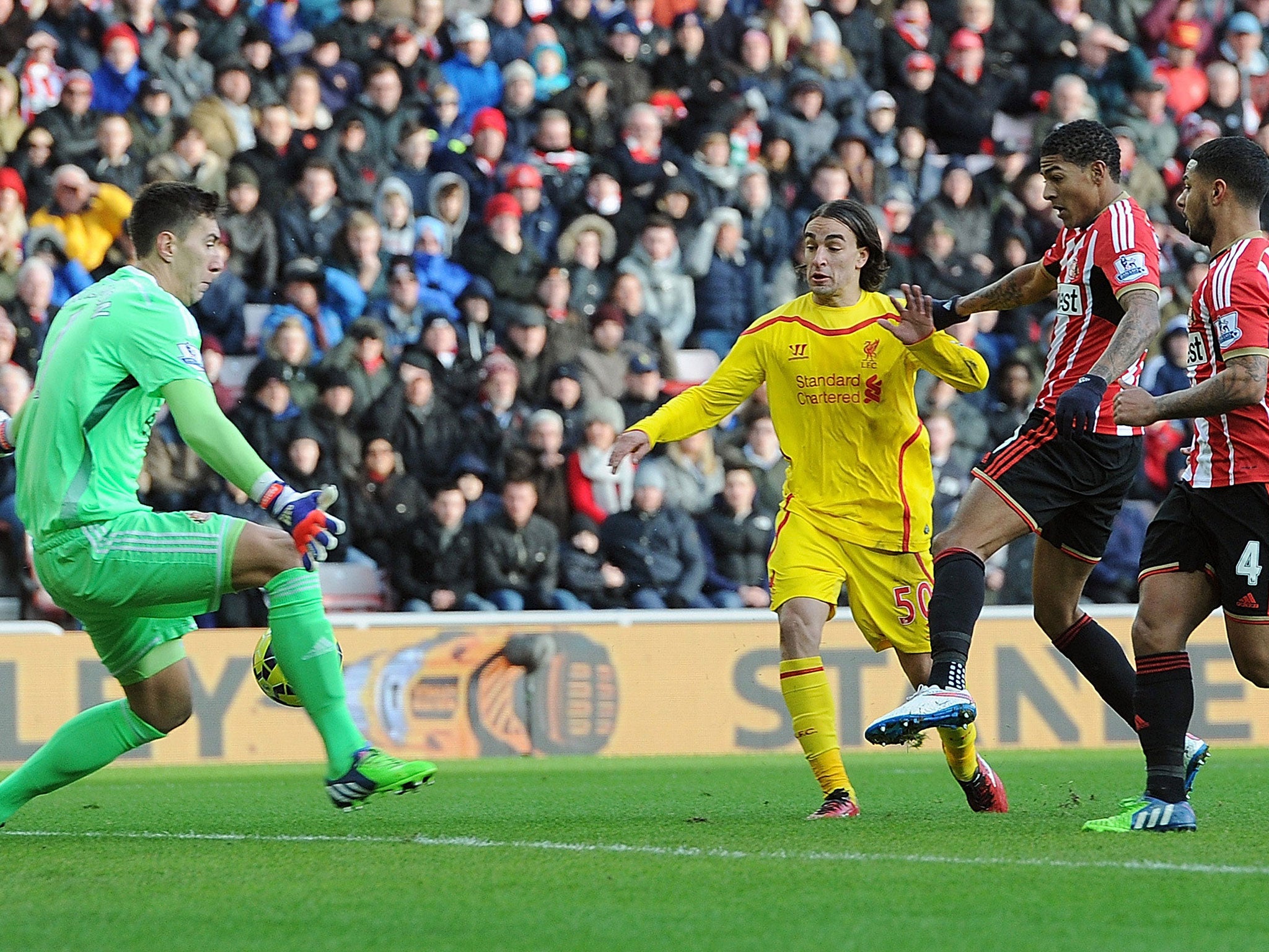 Lazar Markovic scores for Liverpool