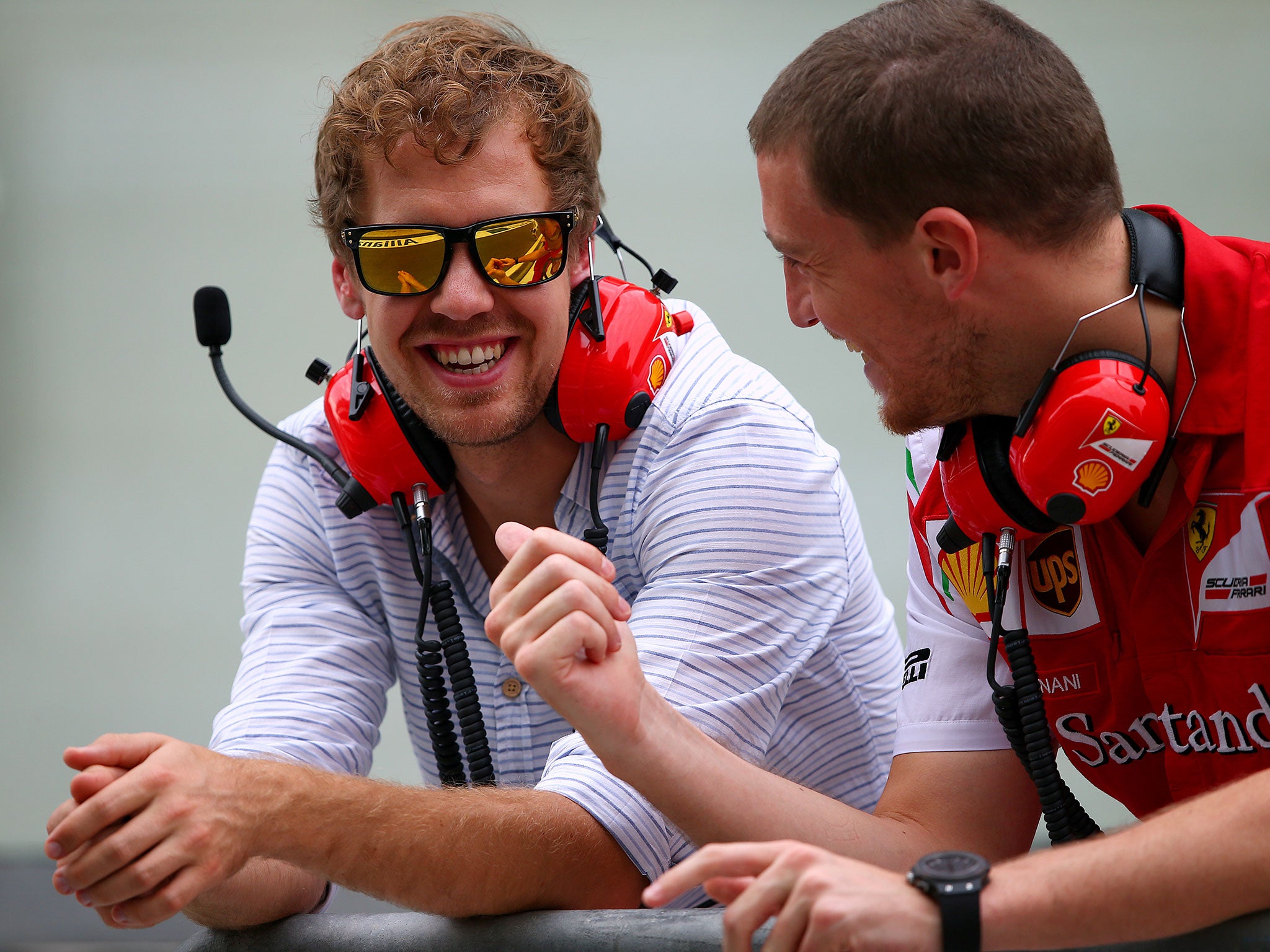 Sebastian Vettel has made the switch from Red Bull to Ferrari