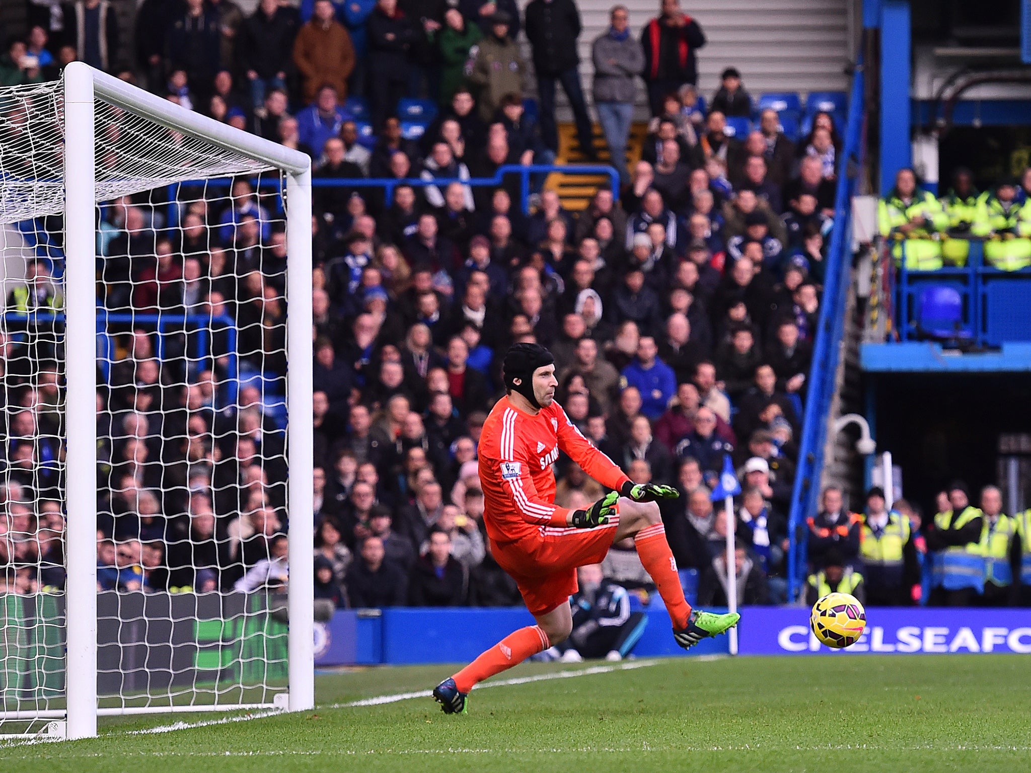 Petr Cech impressed in place of Thibaut Courtois