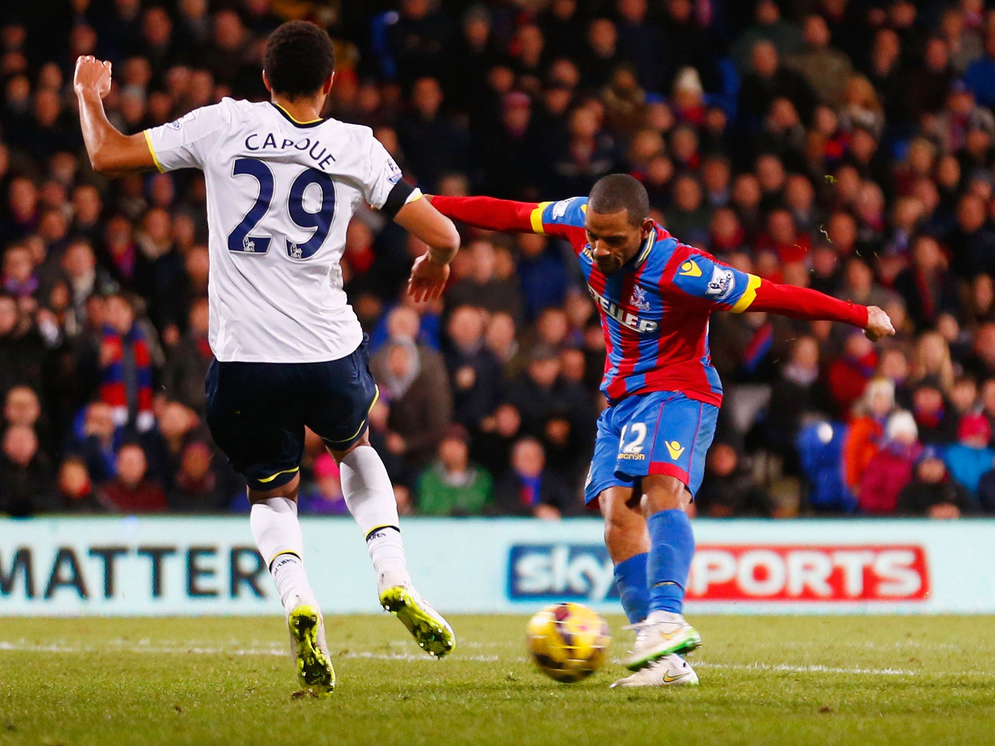 Jason Puncheon strikes home the winning goal