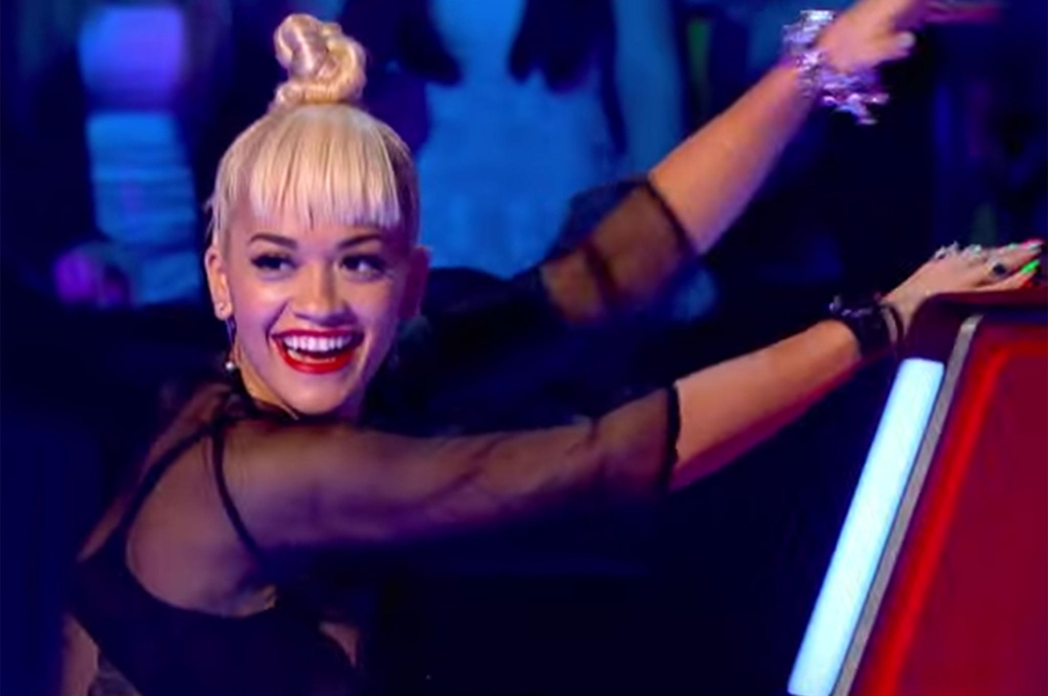 Rita Ora made her debut as a coach on The Voice