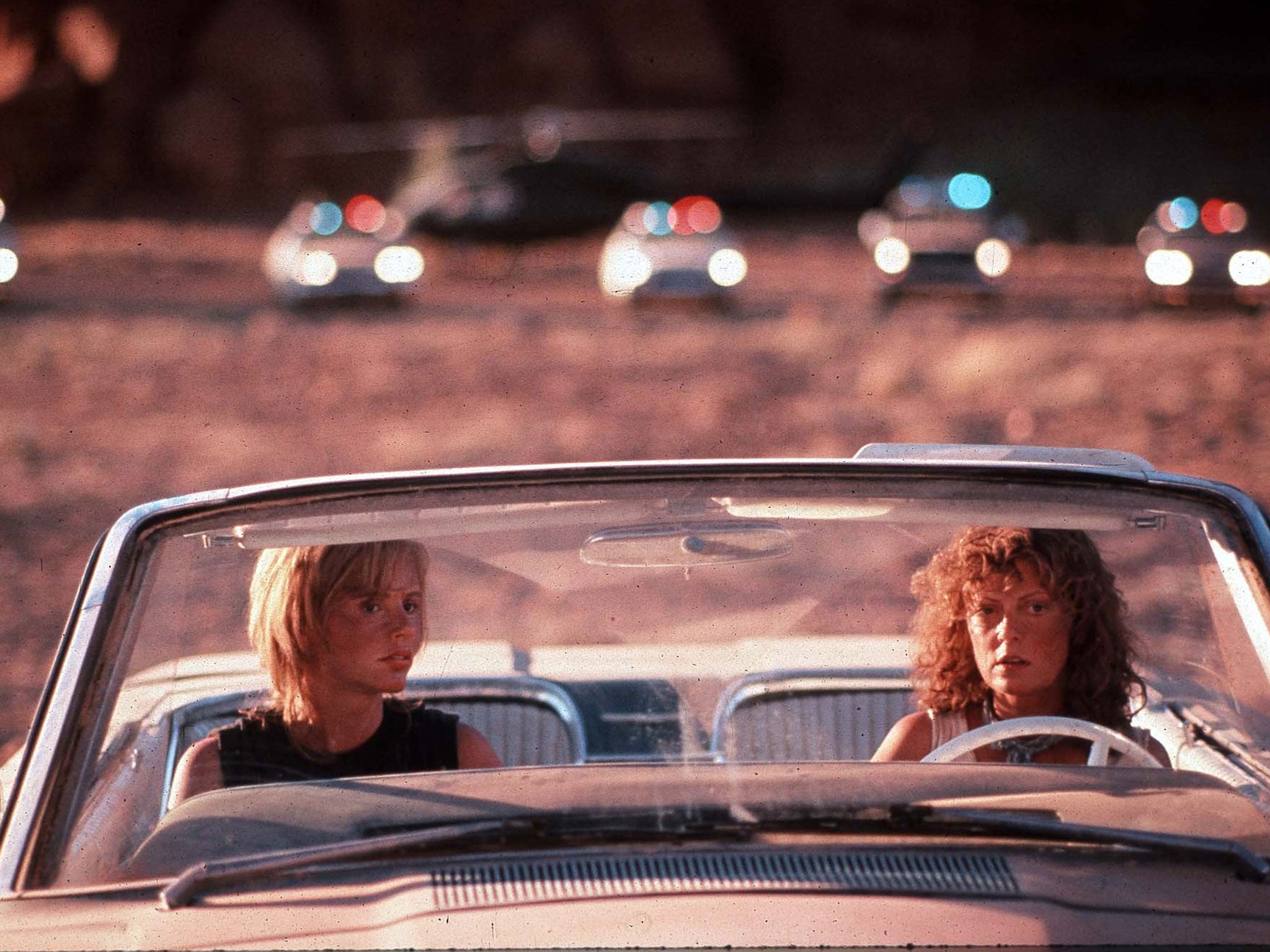 Geena Davis and Susan Surandon in 'Thelma and Louise'