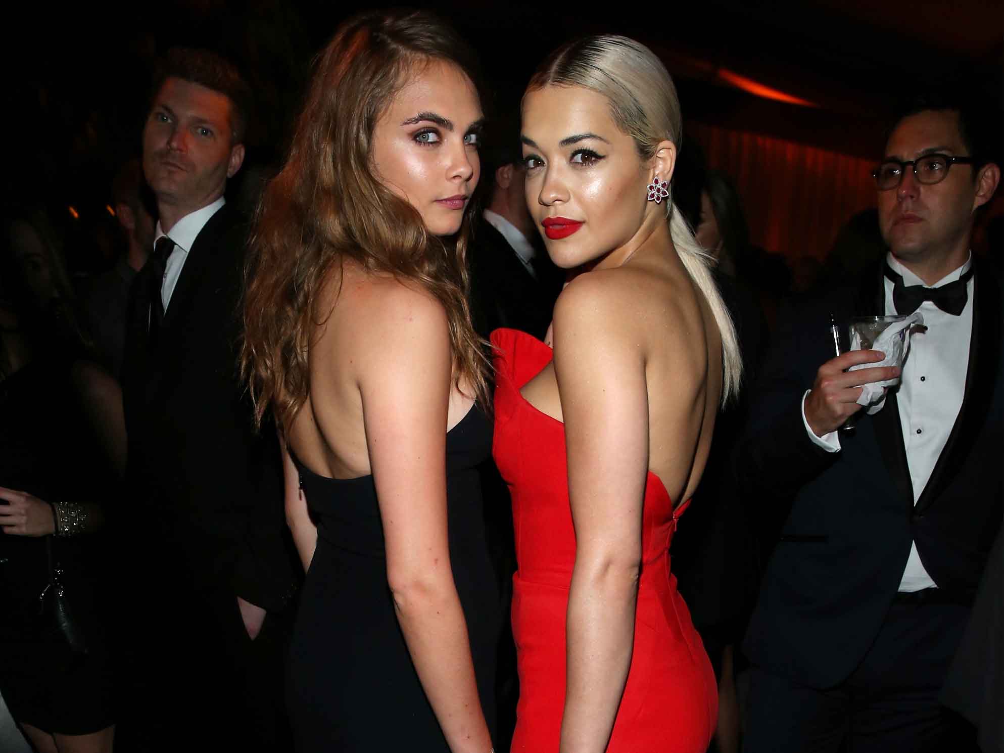 Cara Delevingne and Rita Ora