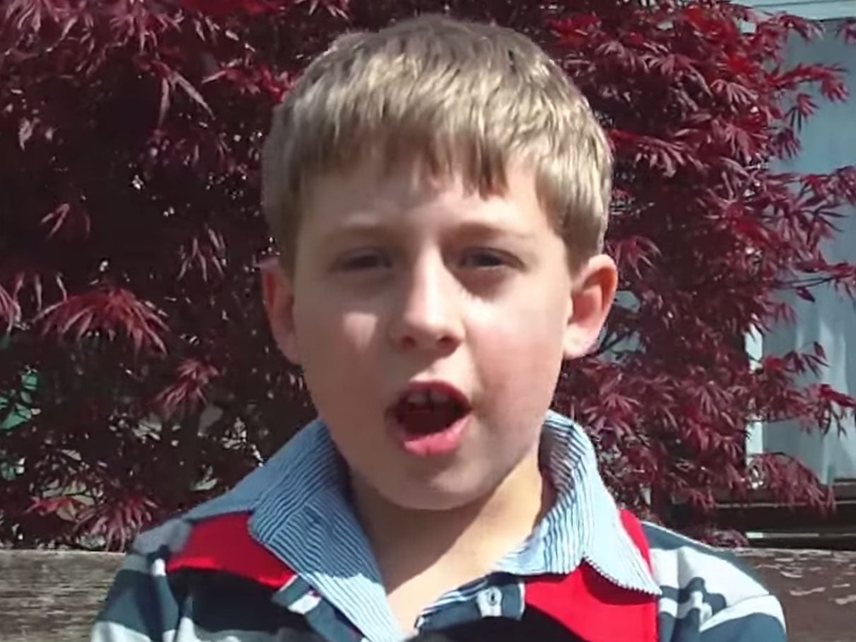 Alex Rukin, the nine-year-old who will present Parliament with a petition to stop HS2