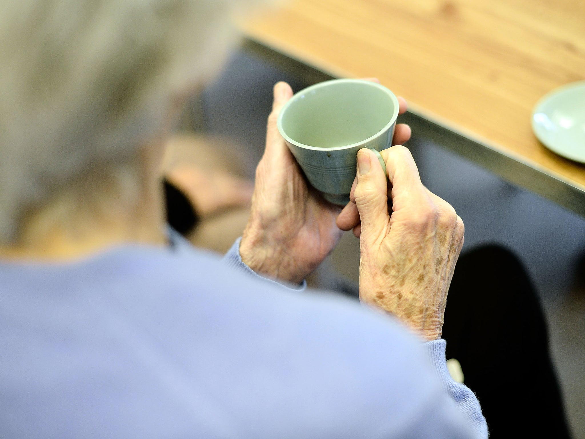 A care home resident