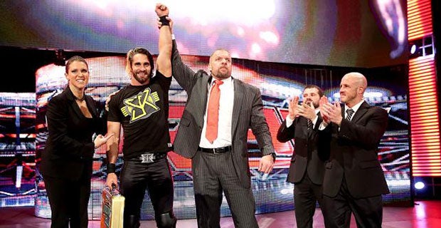 Seth Rollins stands tall with the Authority