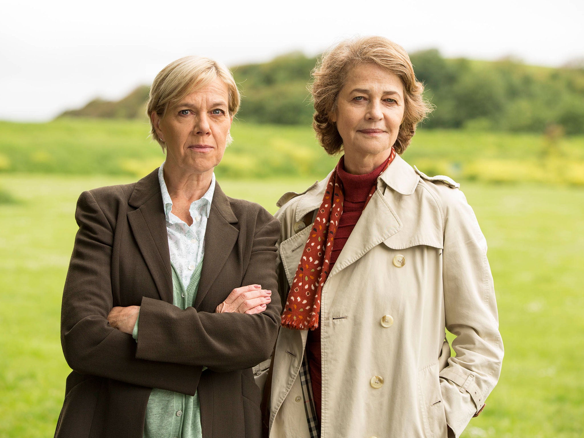 Carolyn Pickles and Charlotte Rampling's characters shared a kiss