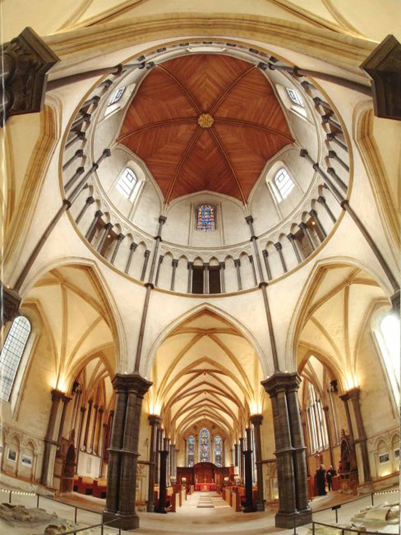 Temple Church, a stop on the celebratory London walk