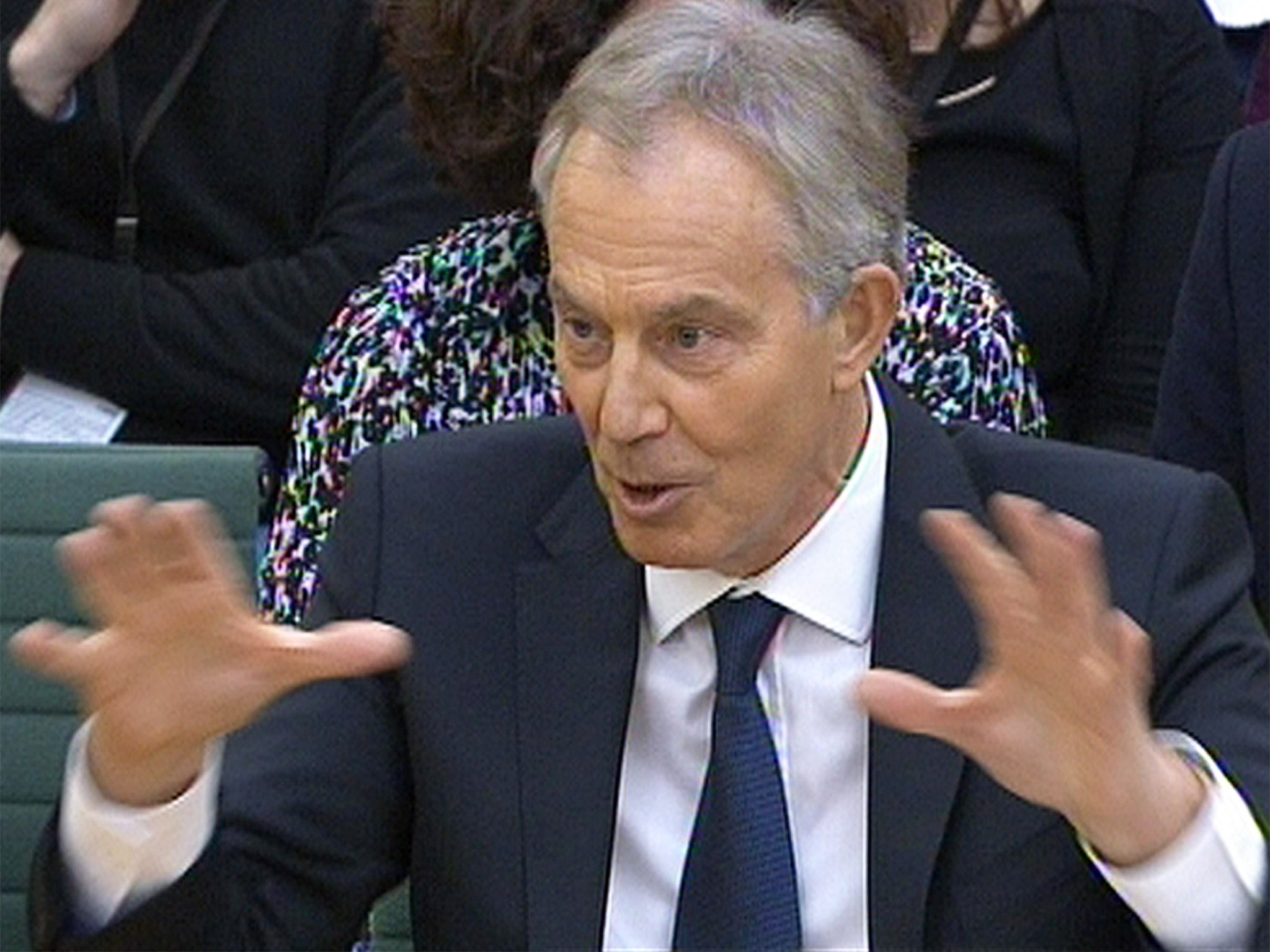 Tony Blair, who had been reluctant to attend, told MPs: ‘You’ve inherited a peace process that works, so be careful with it’