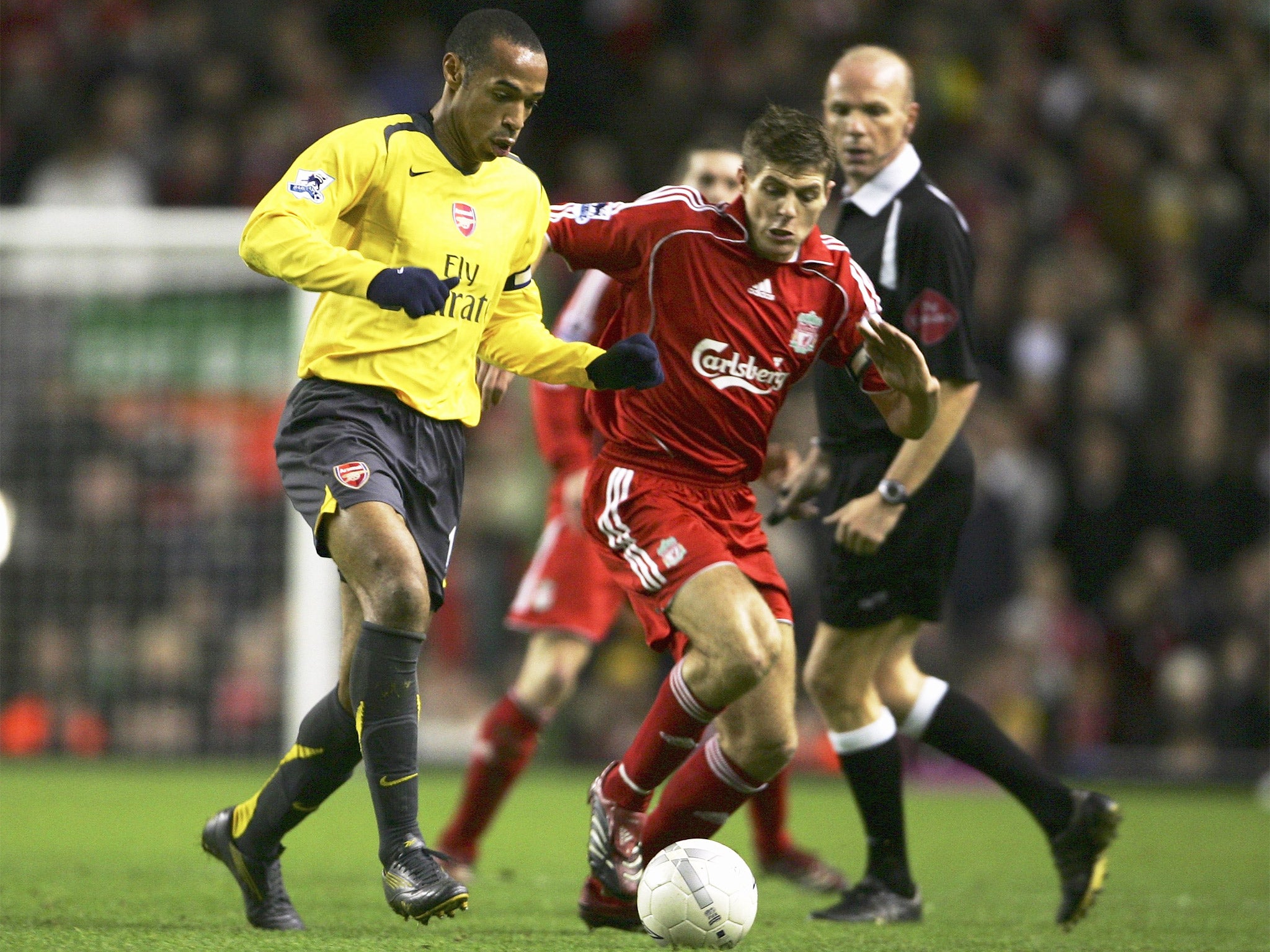 Thierry Henry believes it was the right time for Steven Gerrard to leave Liverpool