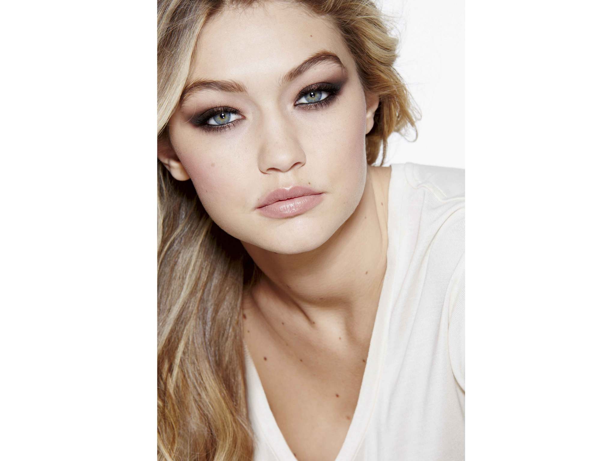 Gigi Hadid shot by Greg Kadel for Maybelline New York