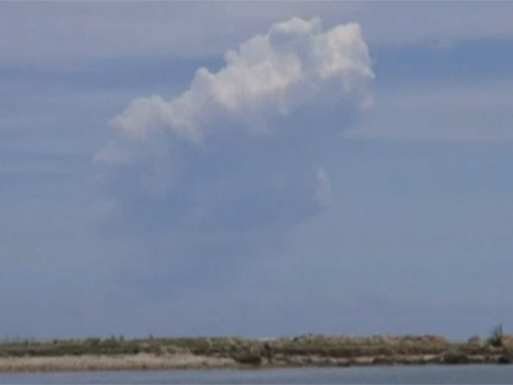 The volcano first erupted back in 2009 but recently became active again