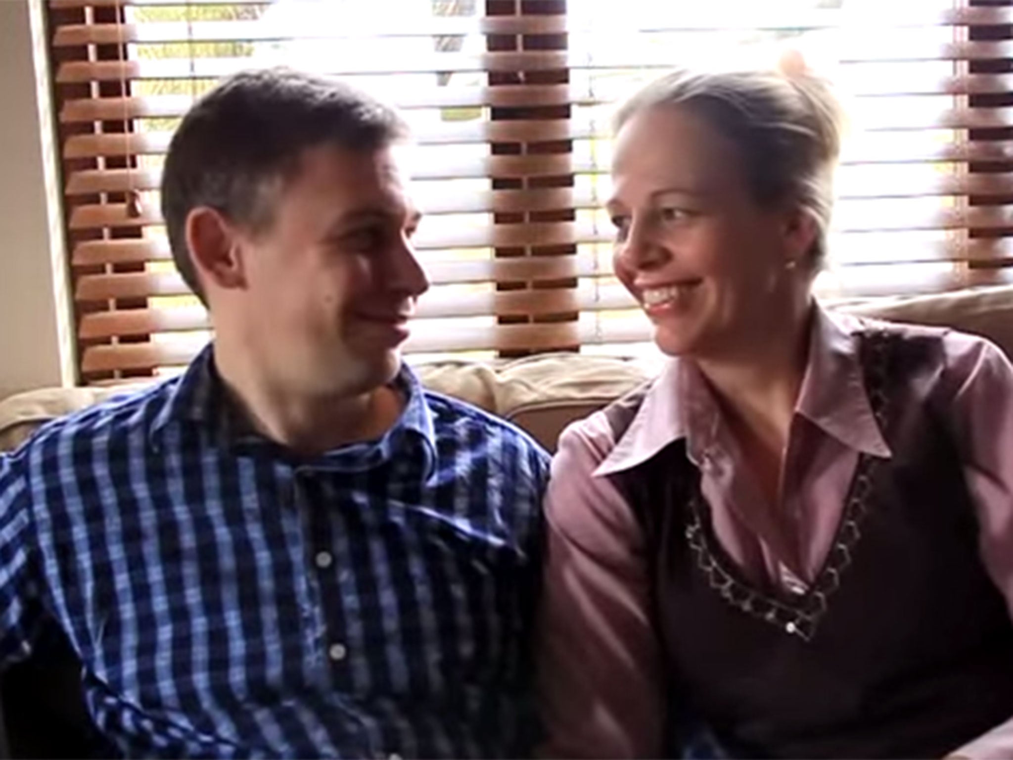 Martin Pistorius and his wife Joanna