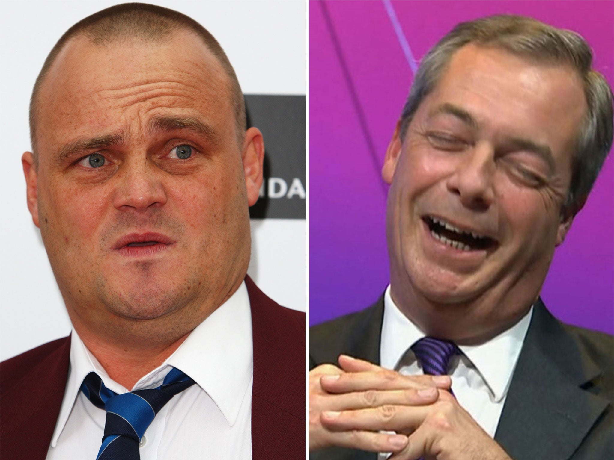 Al Murray and Nigel Farage