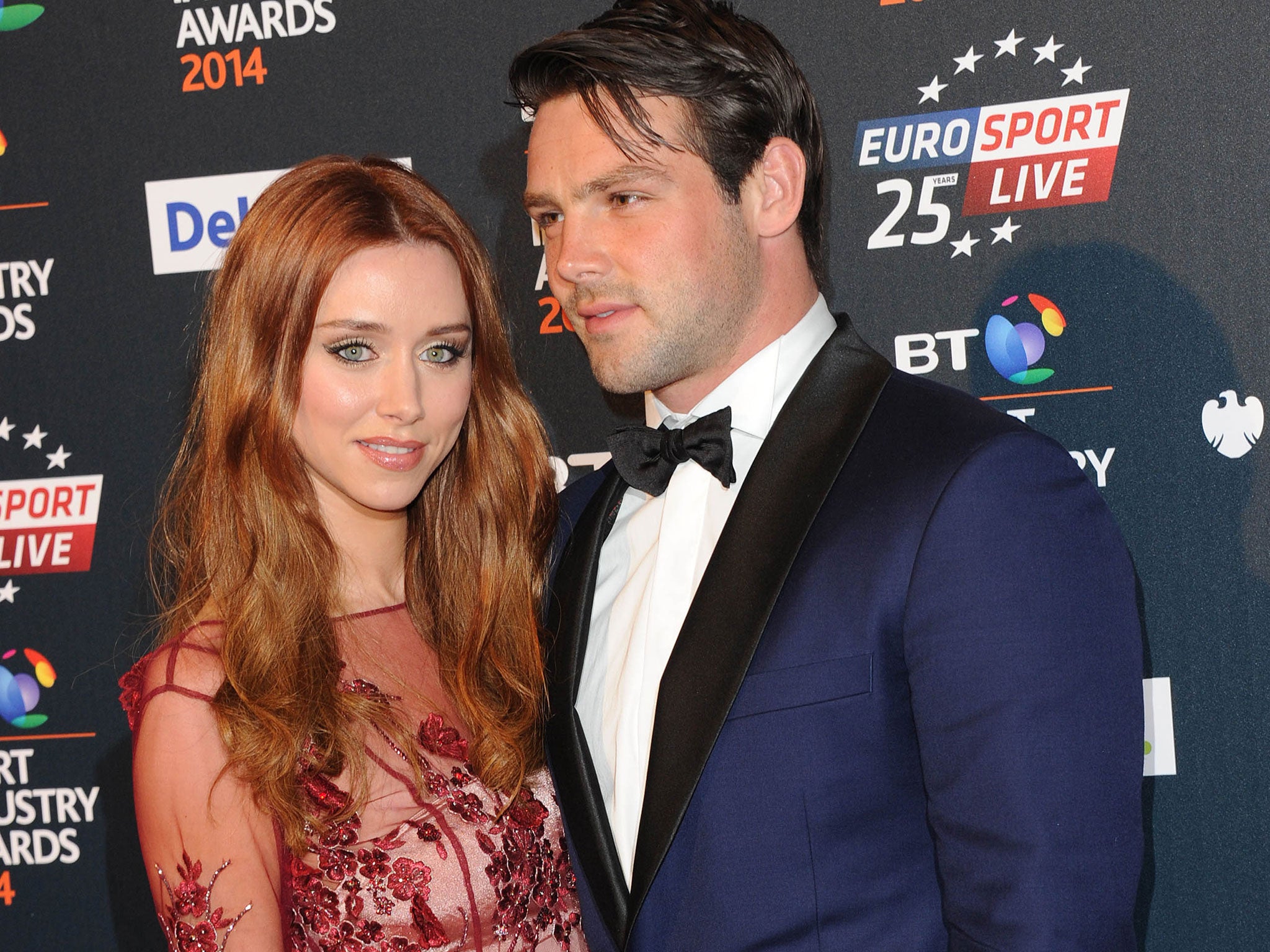 Una Healy and husband Ben Foden pictured in May