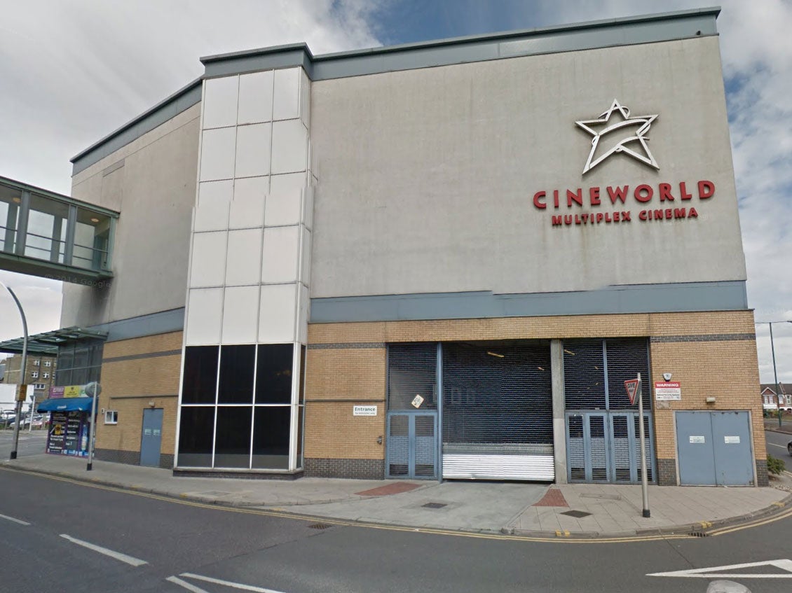 A lesbian couple were kicked out of the toilets in the Ilford Cineworld after a guard mistook them for men