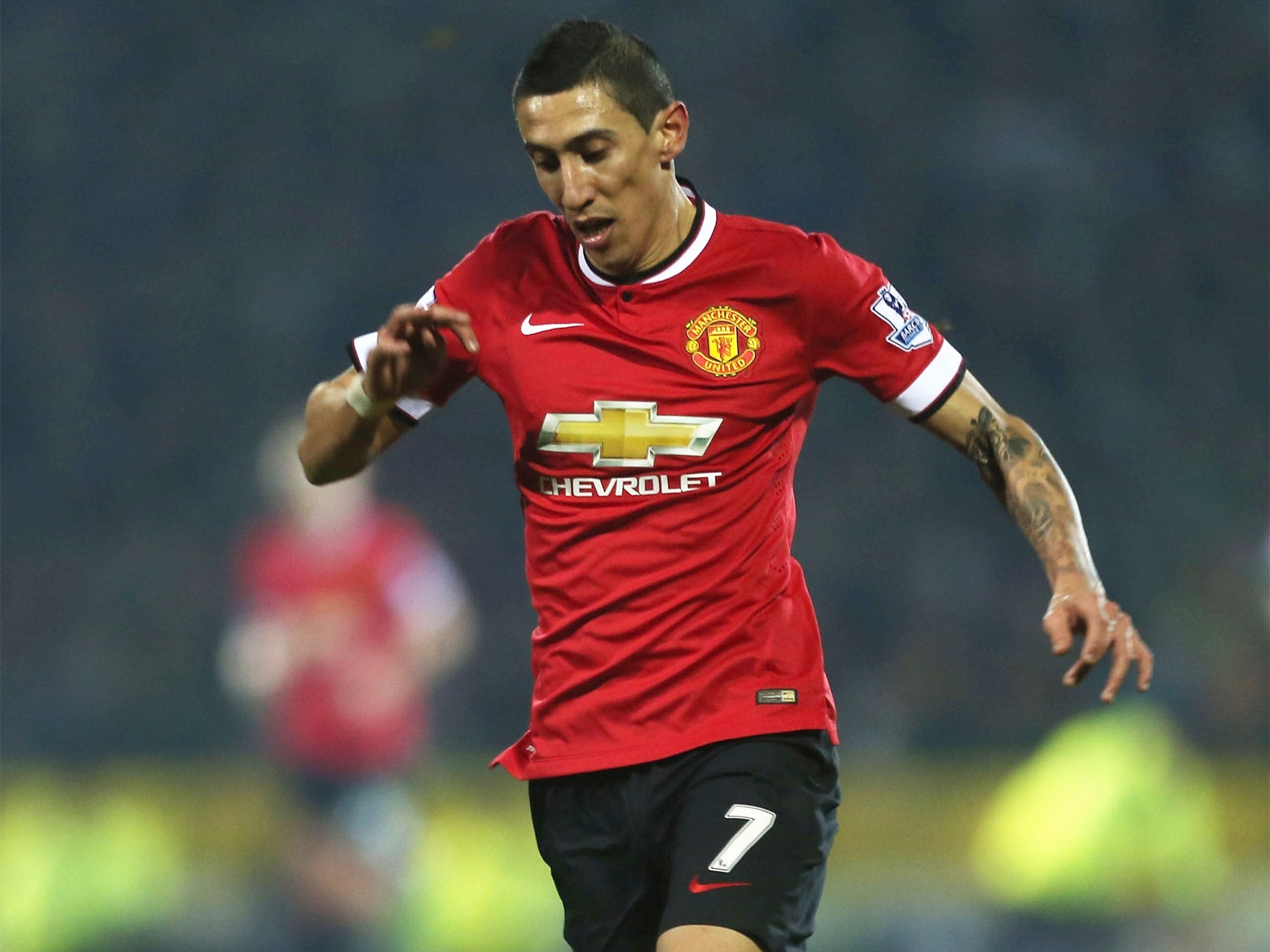 Angel Di Maria has impressed Ashley Young