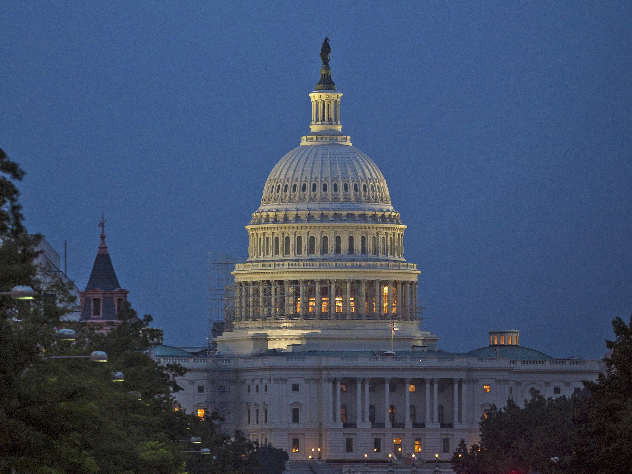 The US Capitol building in Washington, DC