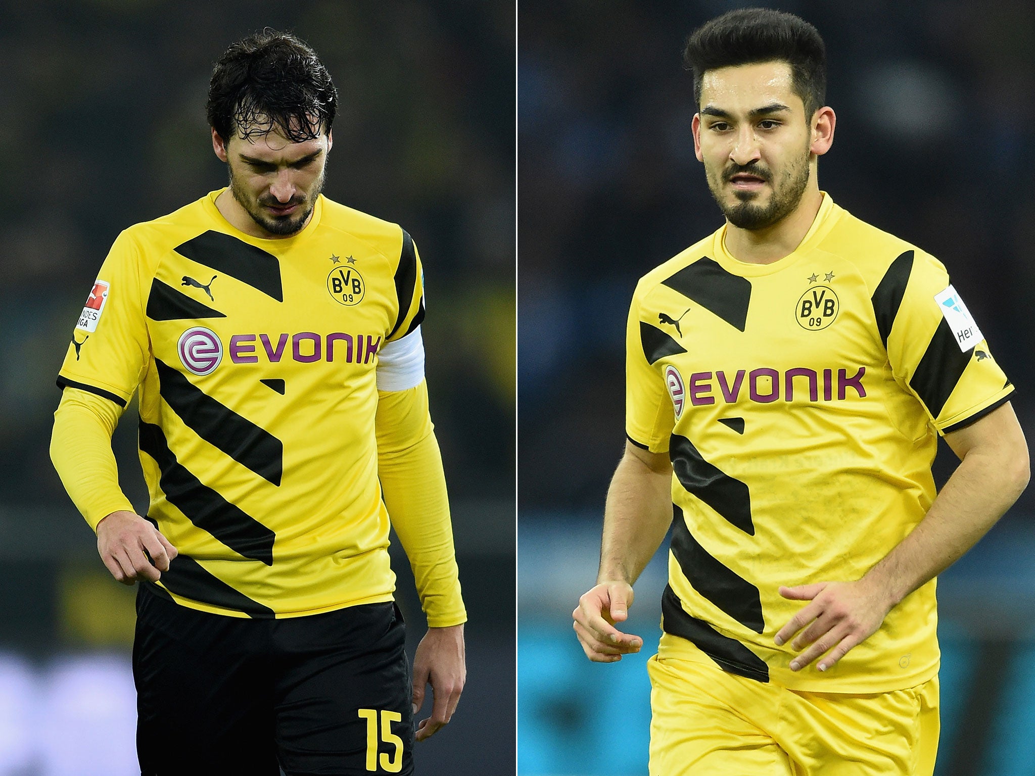 Mats Hummels (left) and Ilkay Gundogan