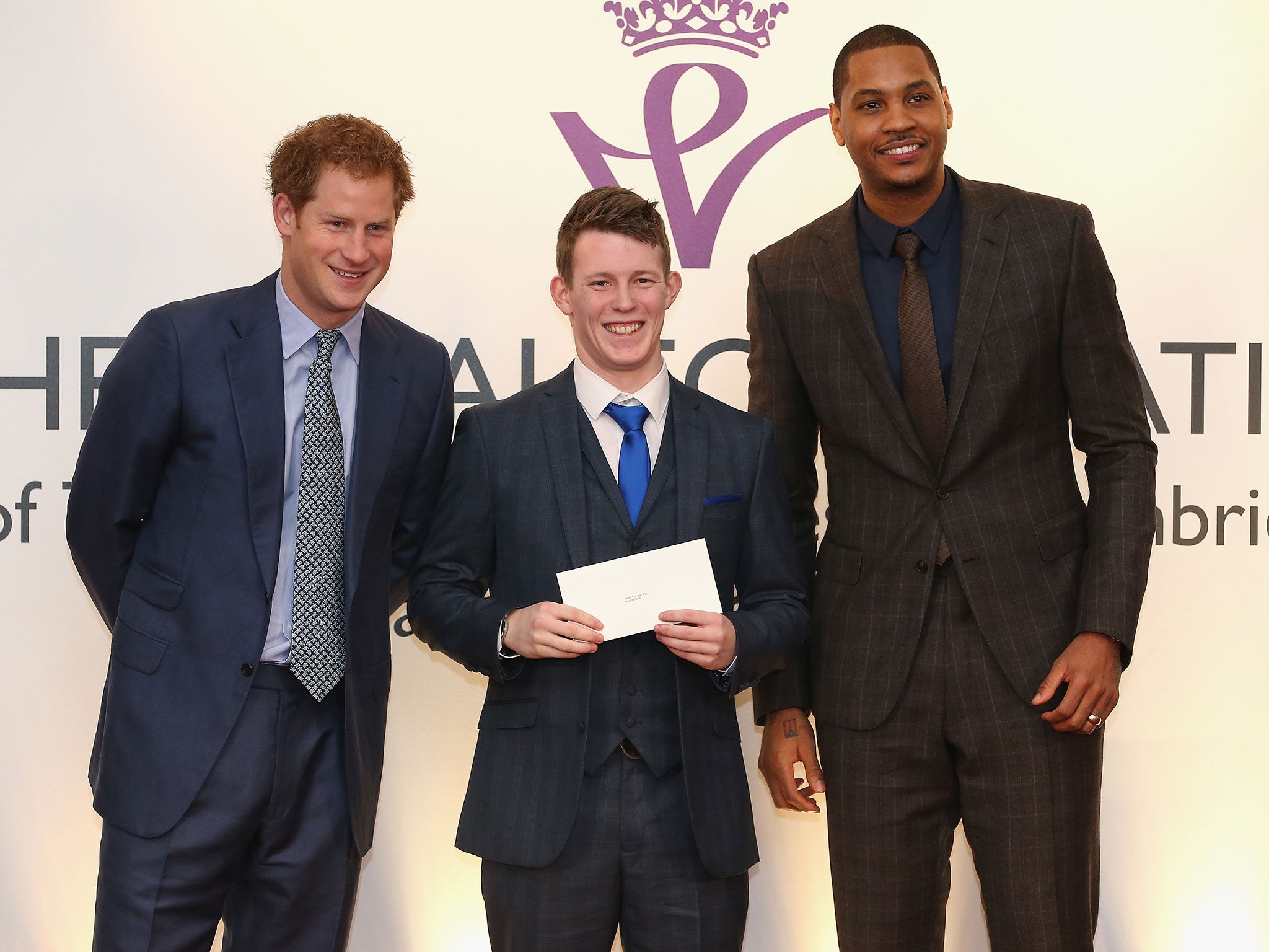 Carmelo Anthony could return in London after being pictured with Prince Harry