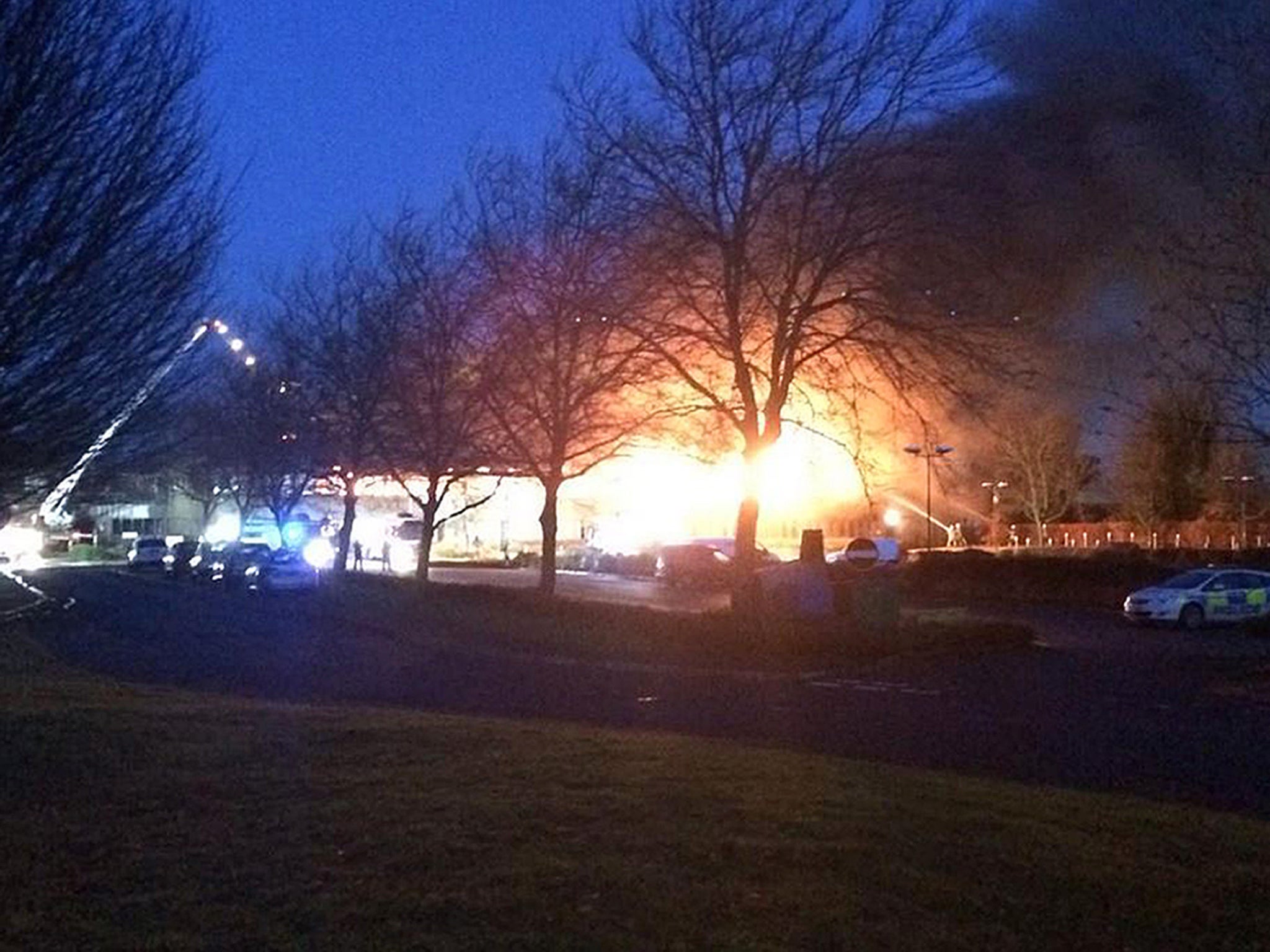 Fire crews were called out to tackle three major fires, including one at a funeral parlour