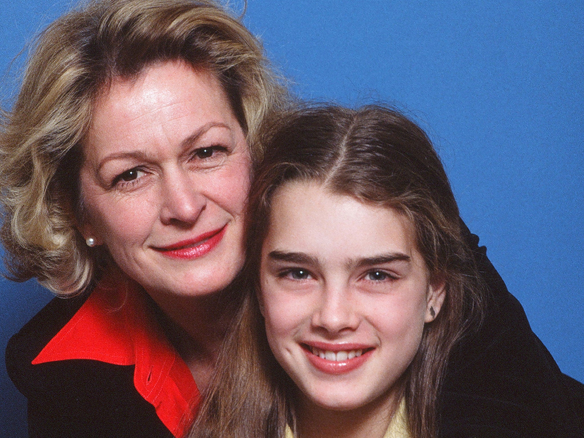 Brooke Shields with her mother Teri Shields