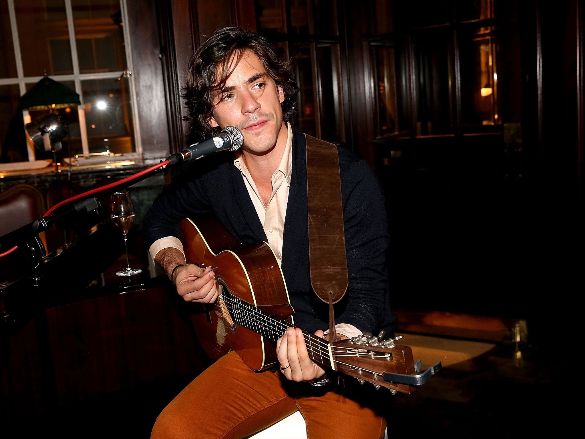 Jack Savoretti plays the Acoustic Stage on Sunday evening