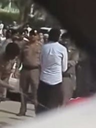 Unconfirmed footage of Raif Badawi being flogged (Youtube)