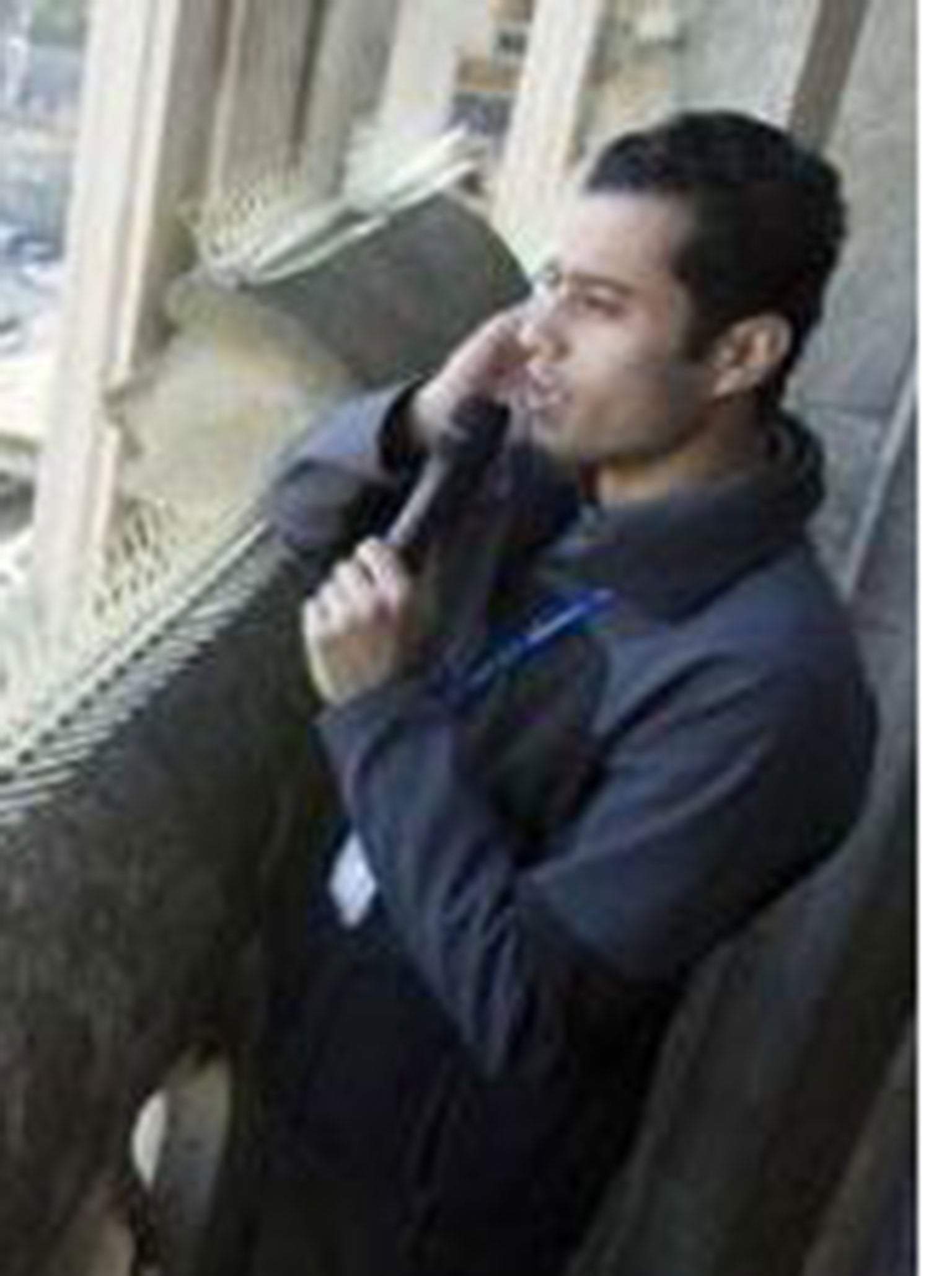 Ibrahim Saber with the Duke Muslim Students Association rehearses the traditional Muslim call-to-prayer from the Duke Chapel bell tower